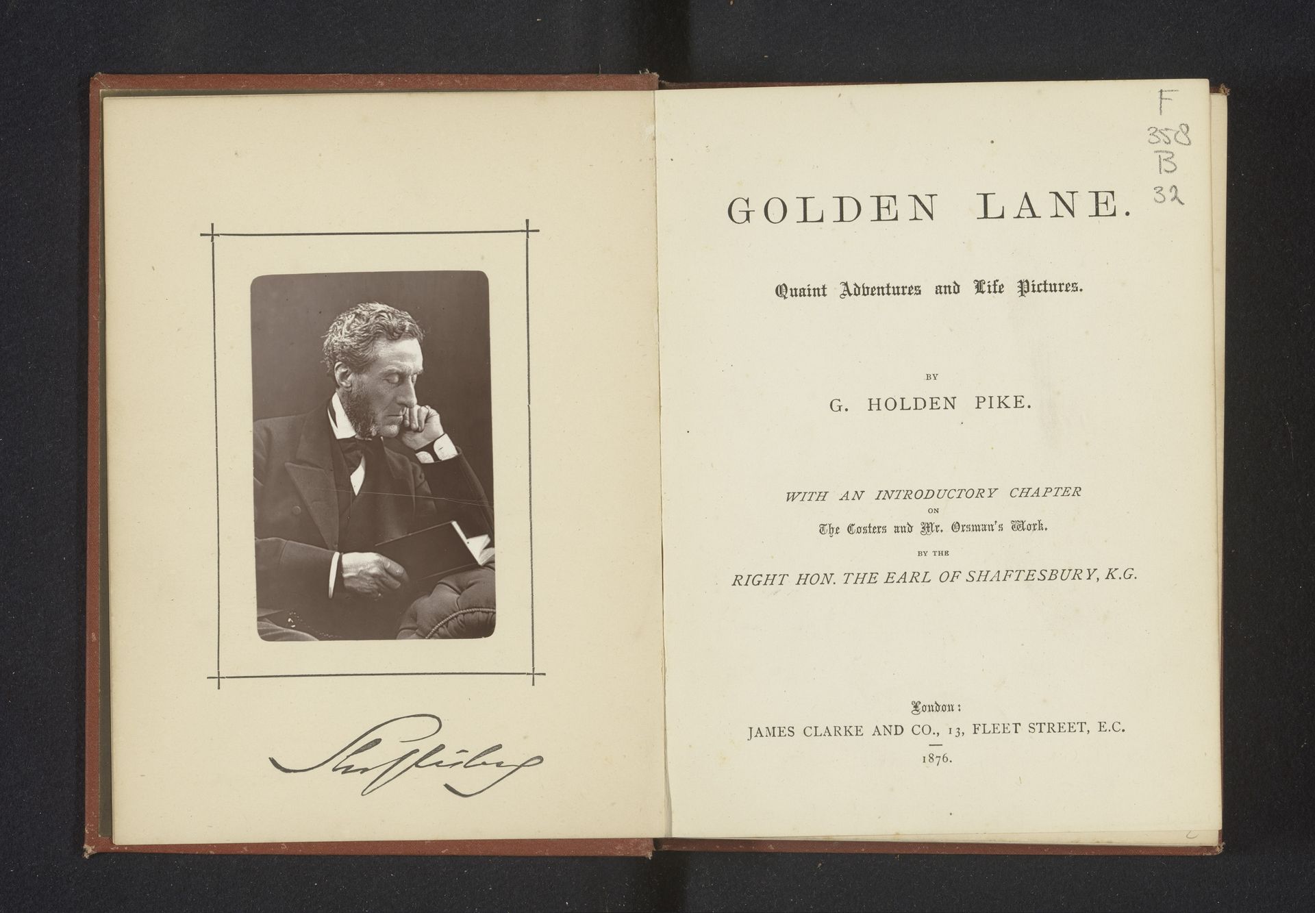 Golden Lane : quaint adventures and life pictures by Godfrey Holden Pike