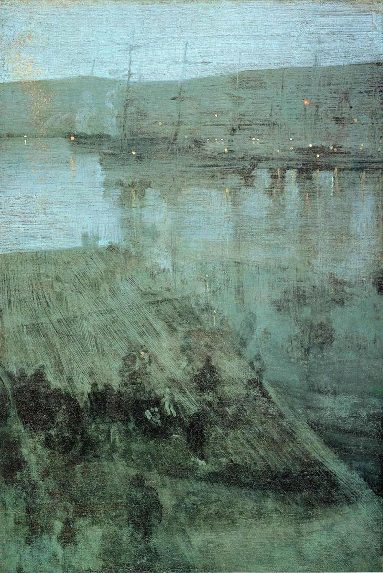 Nocturne in Blue and Gold Valparaiso Bay by James Abbott McNeill Whistler