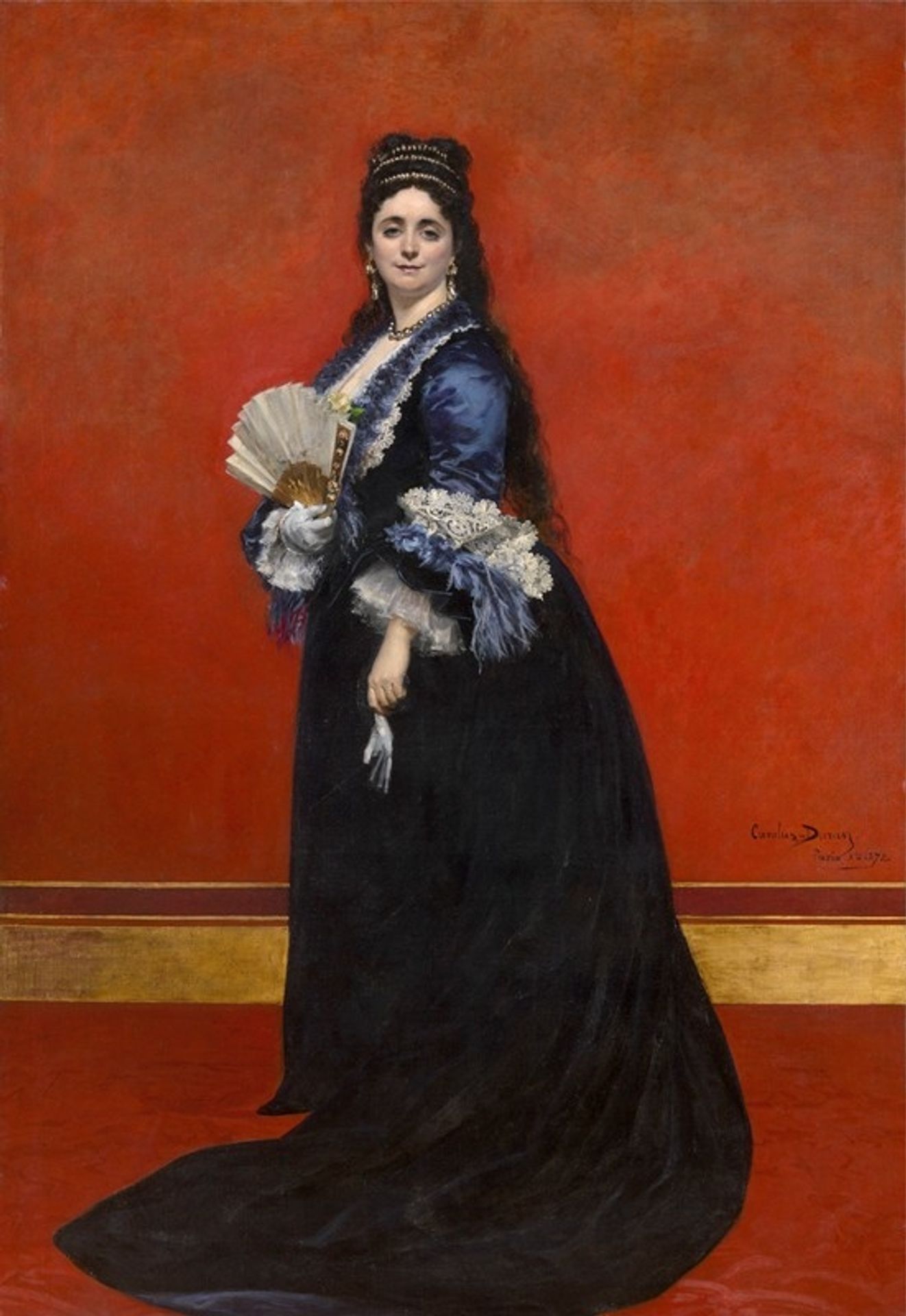 Countess Rattazzi, née Maria-Laetitia Bonaparte-Wyse by Carolus-Duran