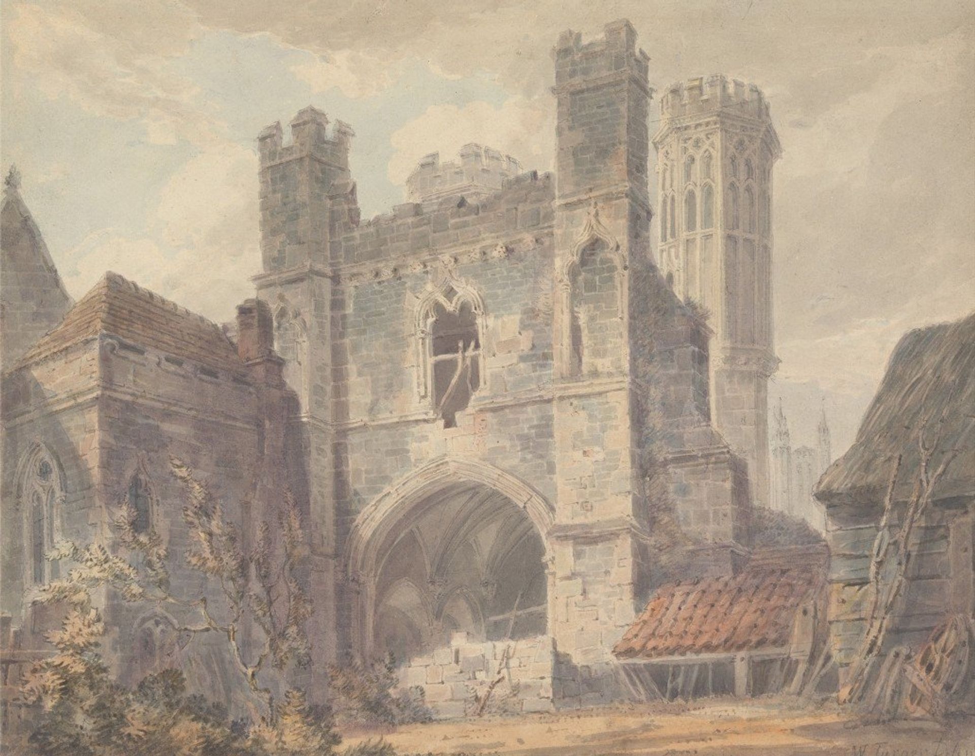 St. Augustine’s Gate, Canterbury by Joseph Mallord William Turner
