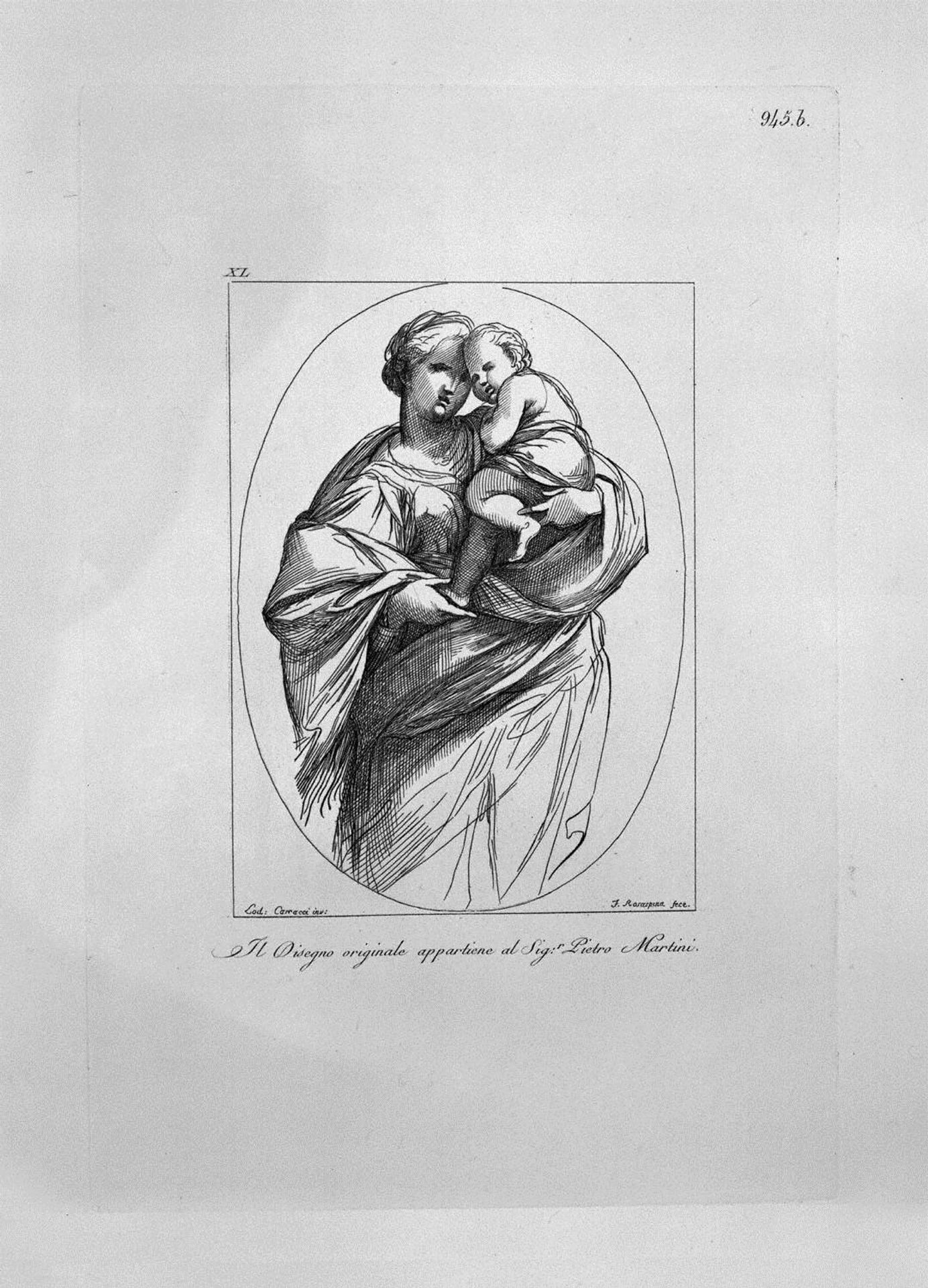 Bust of Raphael`s Church in the Round by Giovanni Battista Piranesi