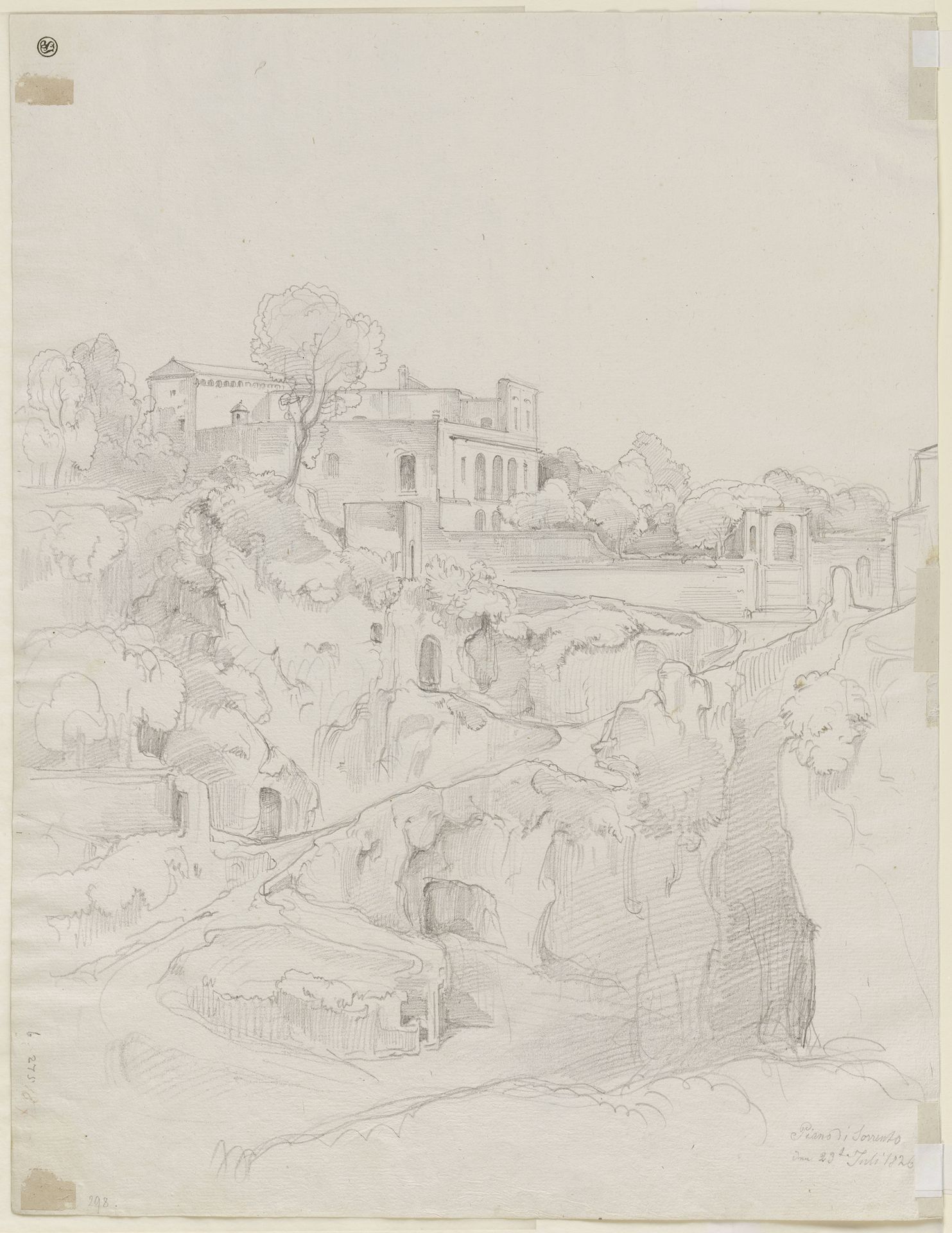 Ansicht von Piano di Sorrento by Ernst Fries