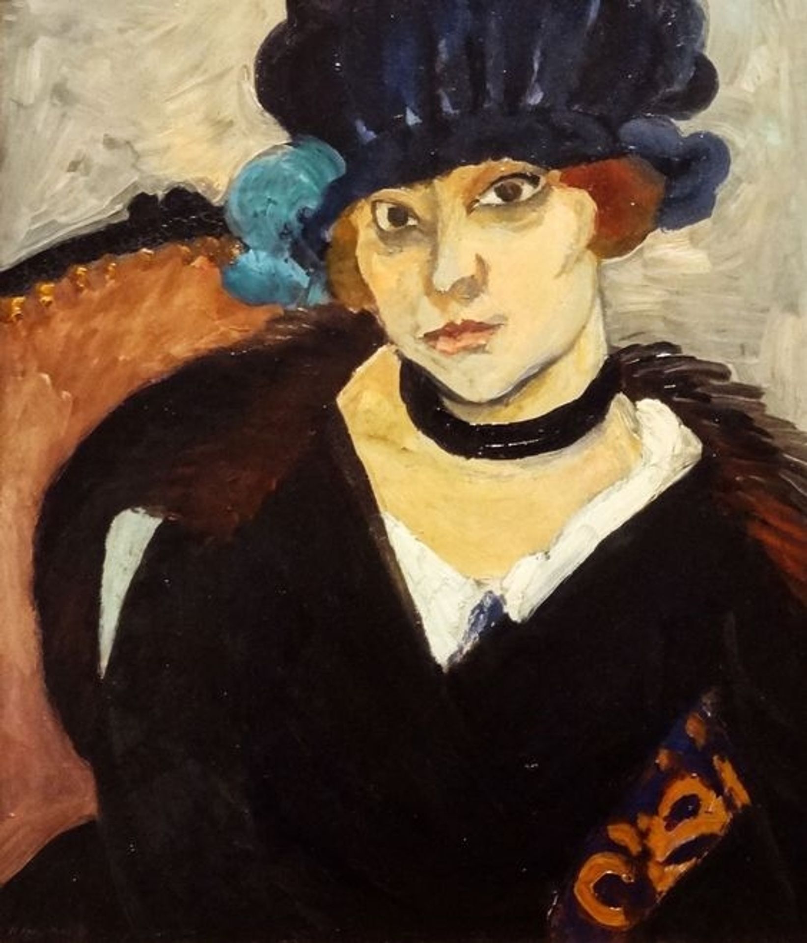 Marguerite with a Leather Hat by Henri Matisse