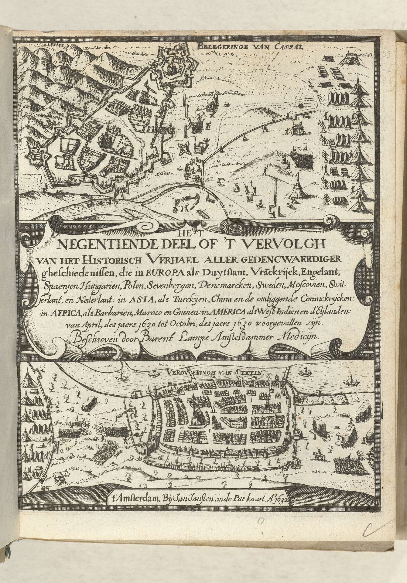 Titelblad van Historisch verhael, band 7 (dl. 19), 1630 by Anonymous