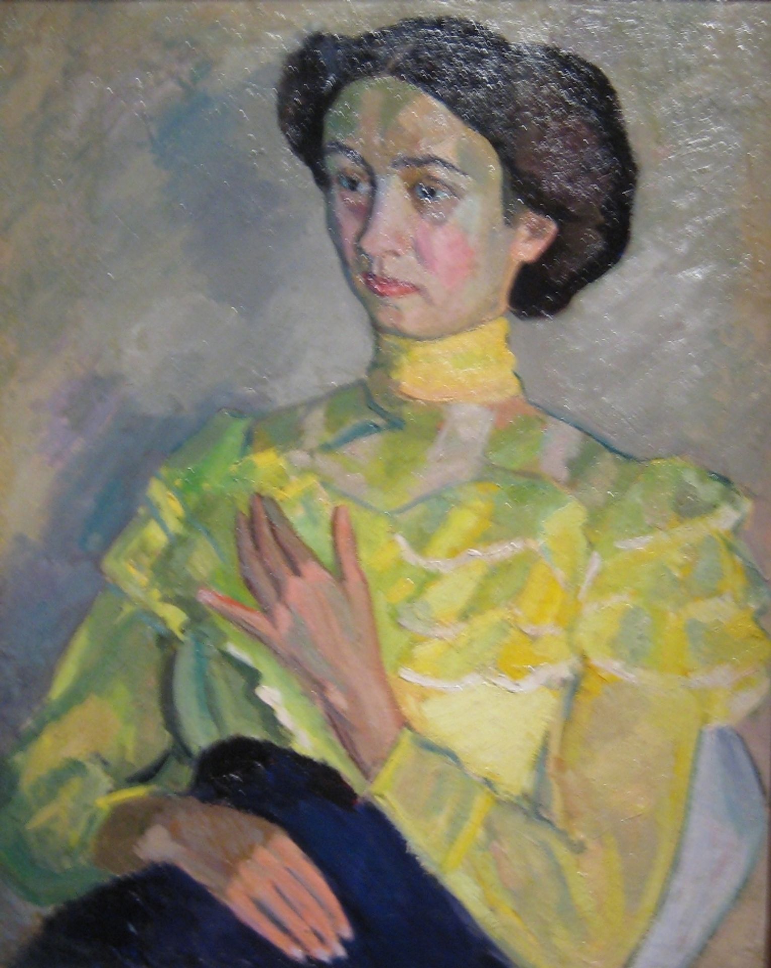 The Lady in the Yellow Blouse by Robert Falk
