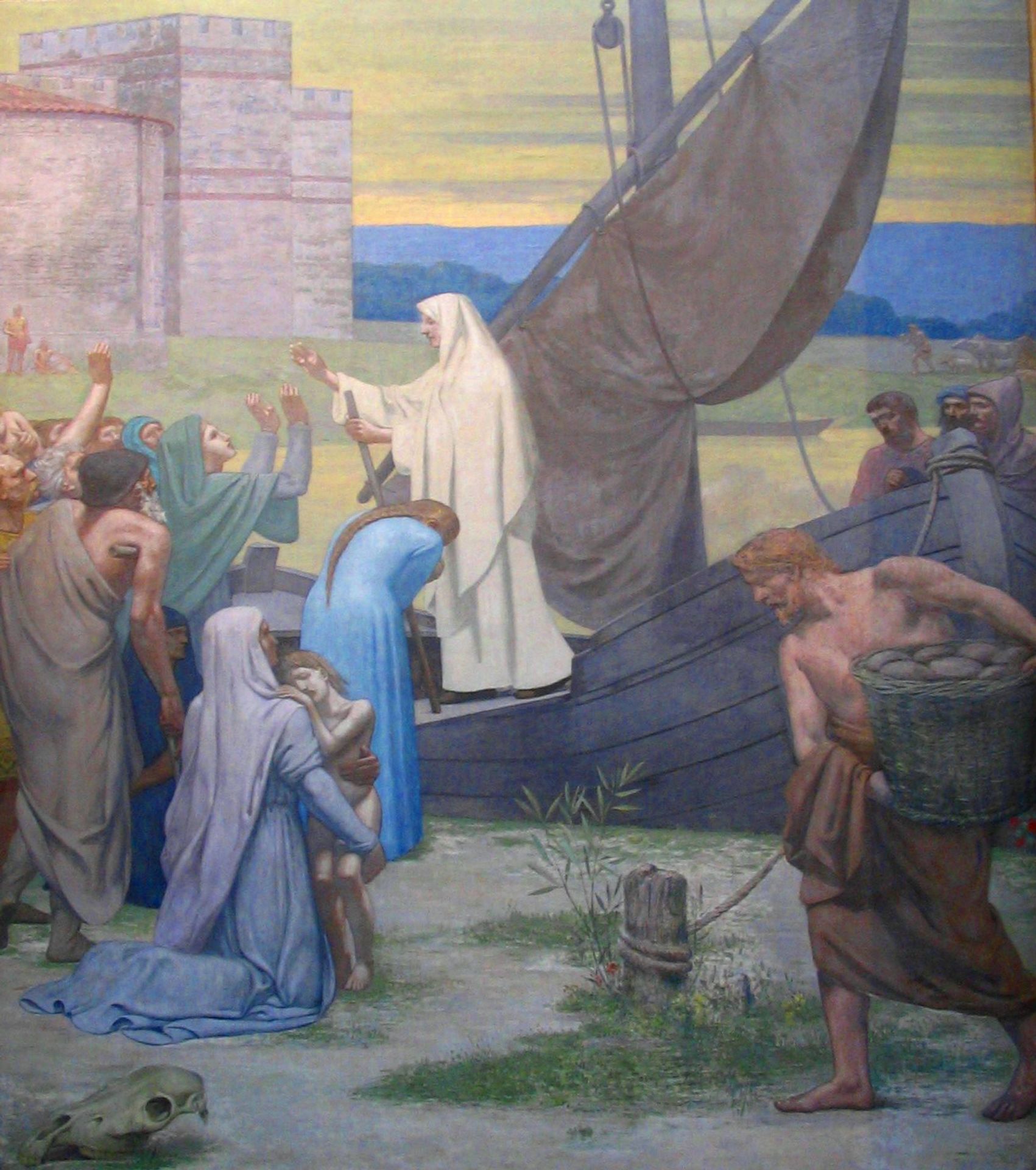 Life of St. Genevieve by Pierre Puvis de Chavannes