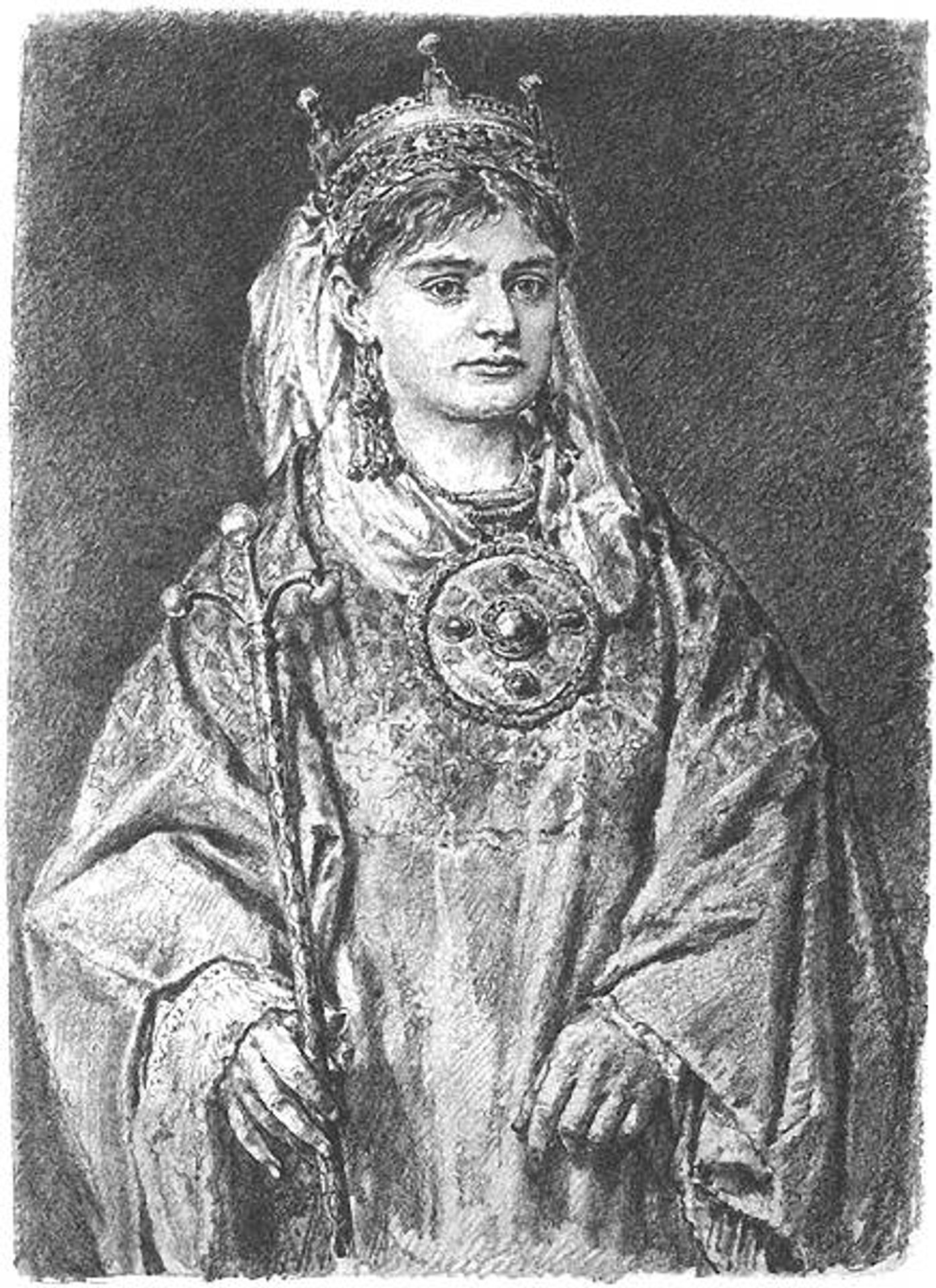Richensa of Lotharingia by Jan Matejko