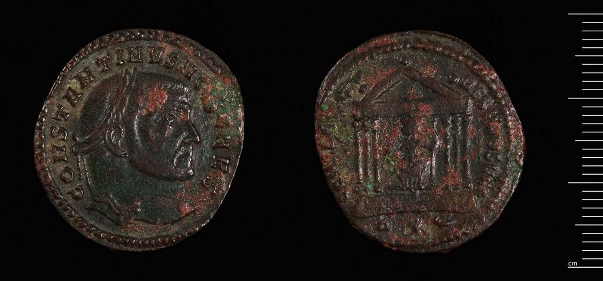 Follis of Constantine I Caesar, Rome by Constantine I