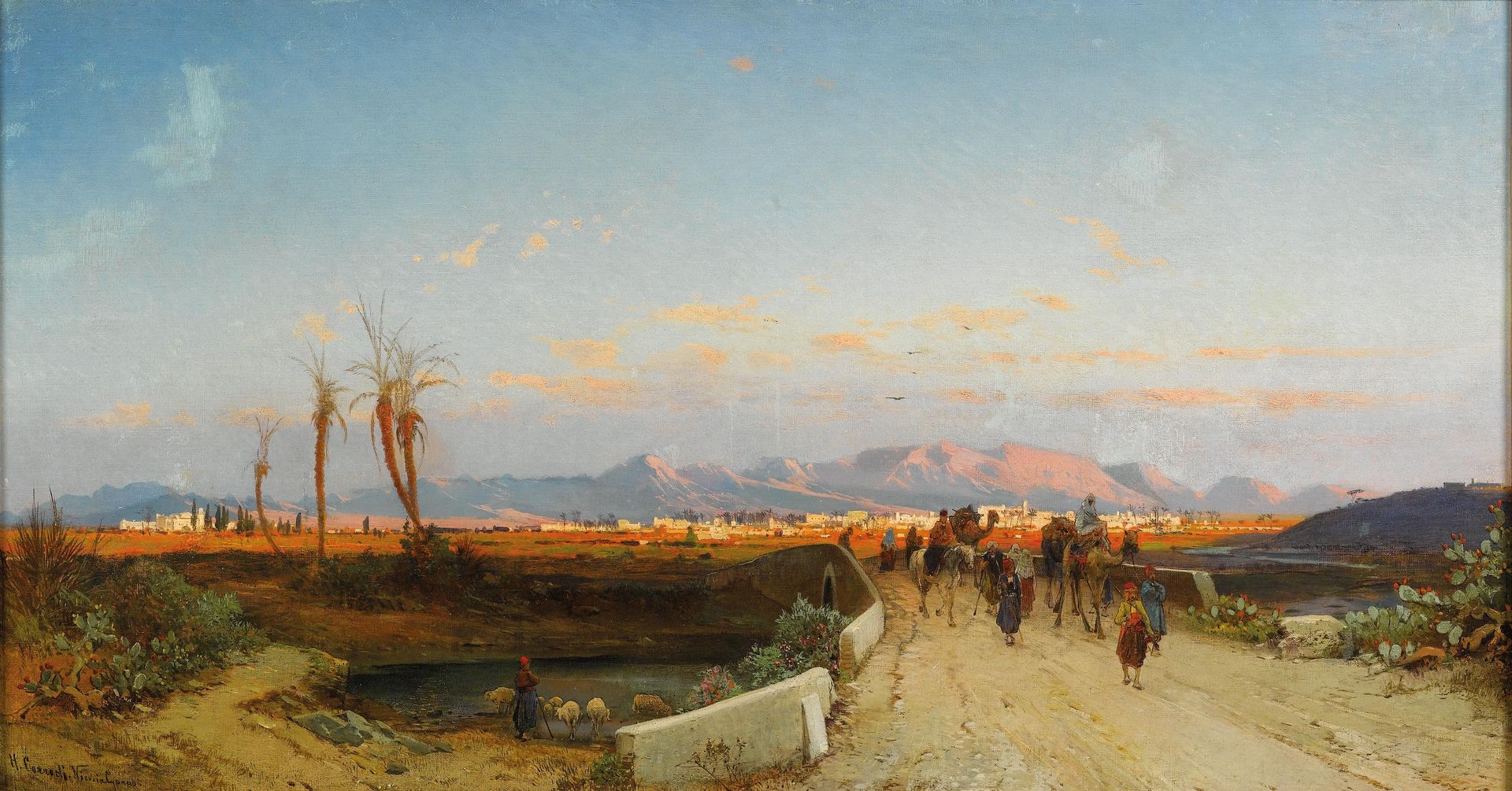Nicosia, Cyprus by Hermann David Salomon Corrodi