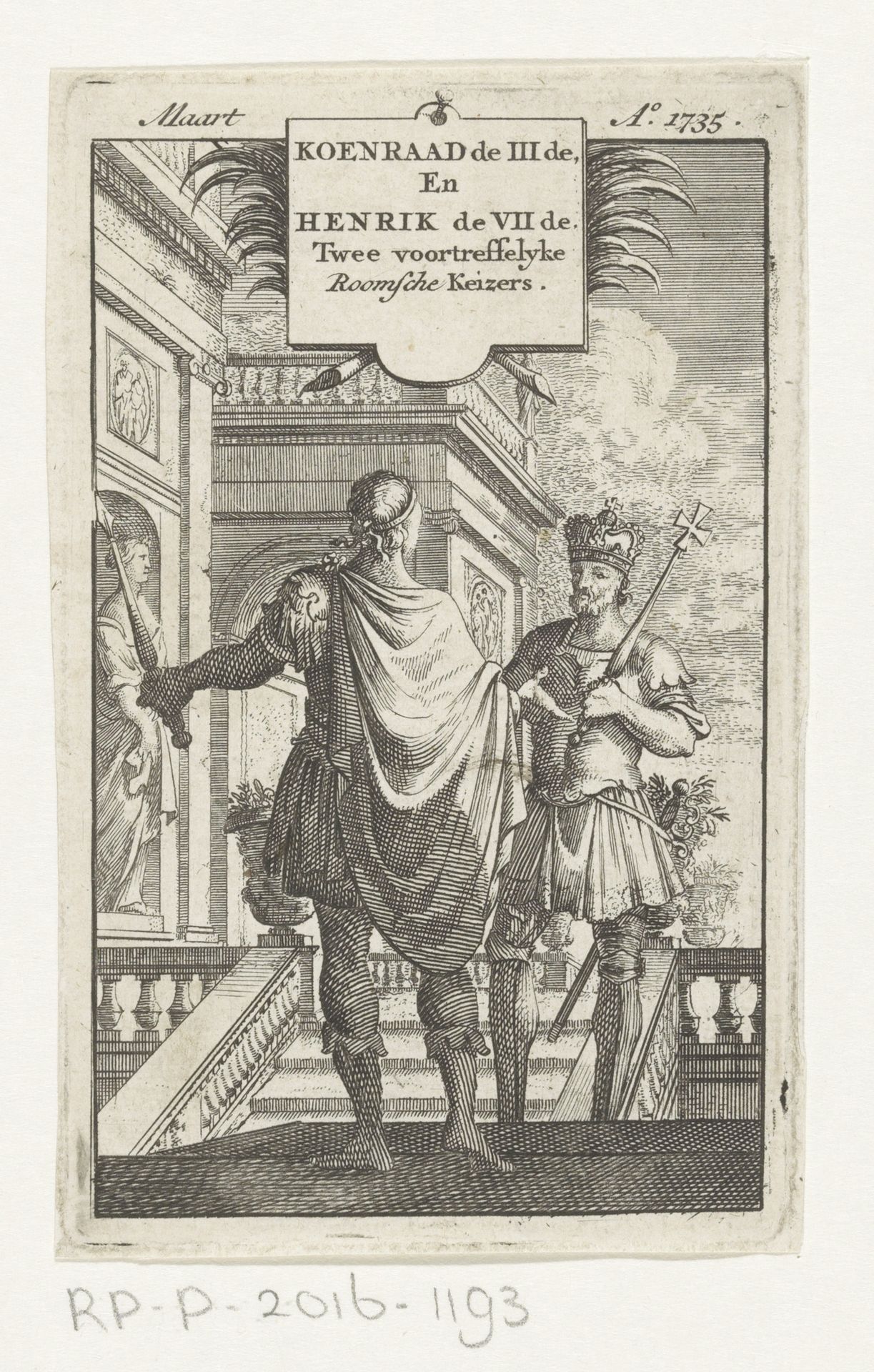 Gesprek tussen keizer Koenraad II keizer Hendrik VII by Anonymous