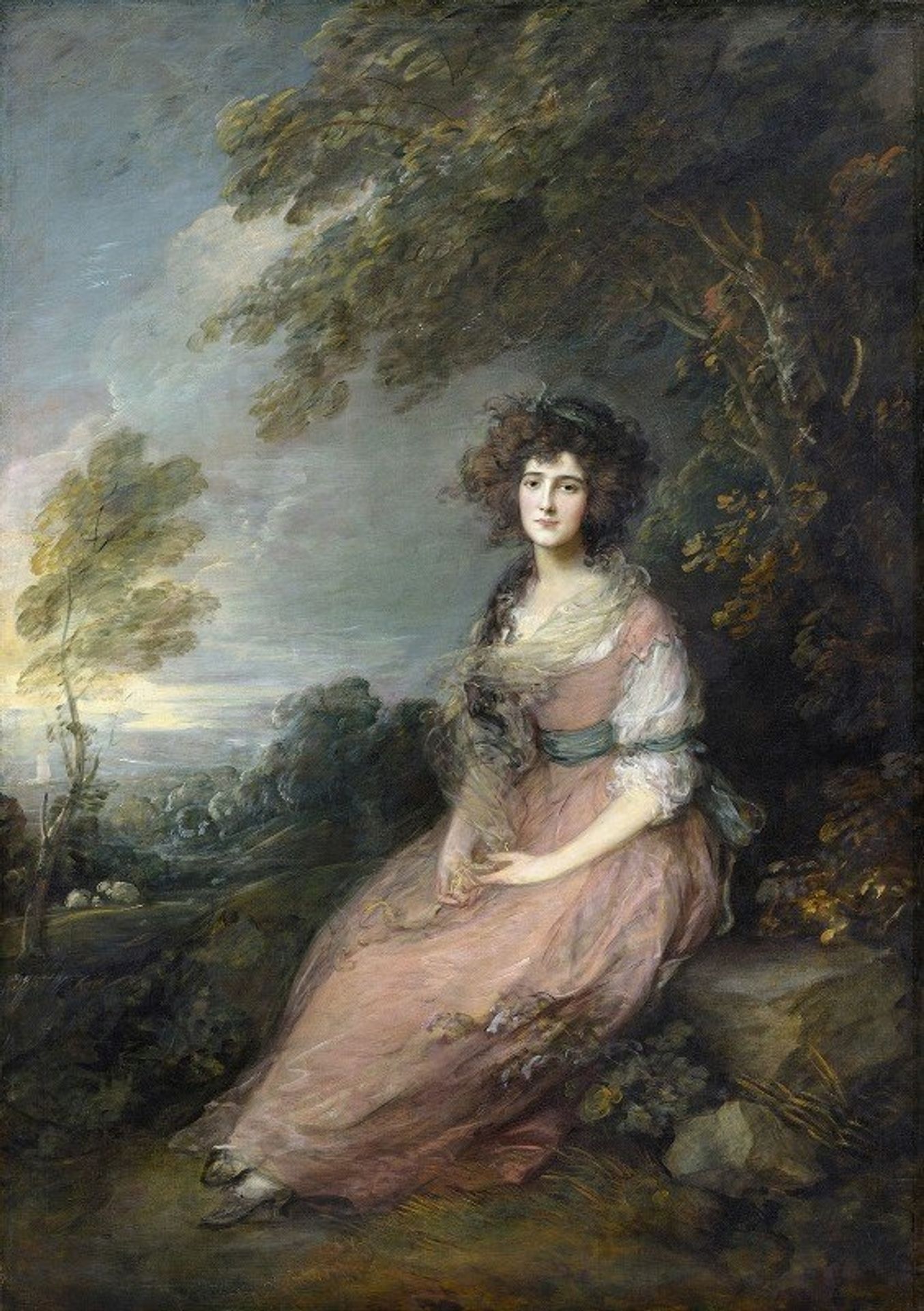 Mrs. Richard Brinsley Sheridan by Thomas Gainsborough