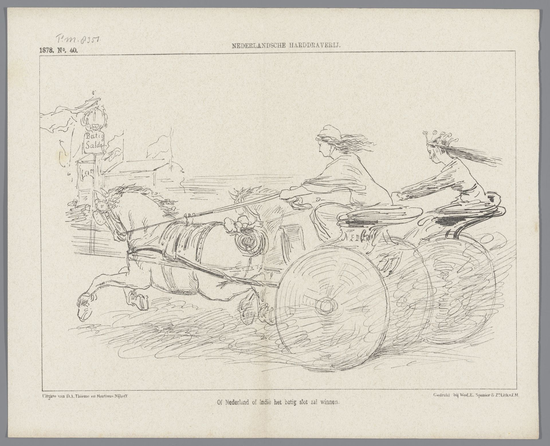 Spotprent by Johan Michaël Schmidt Crans
