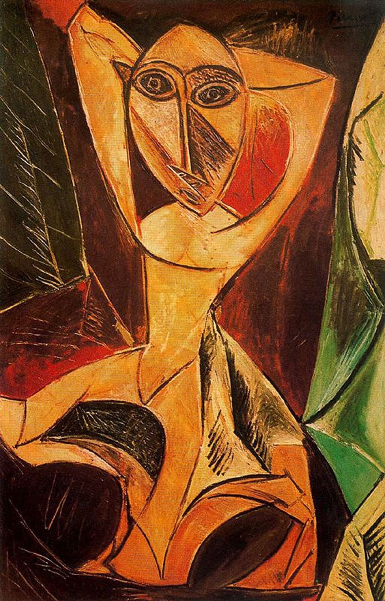 Nude with Raised Arms (The Avignon Dancer) by Pablo Picasso