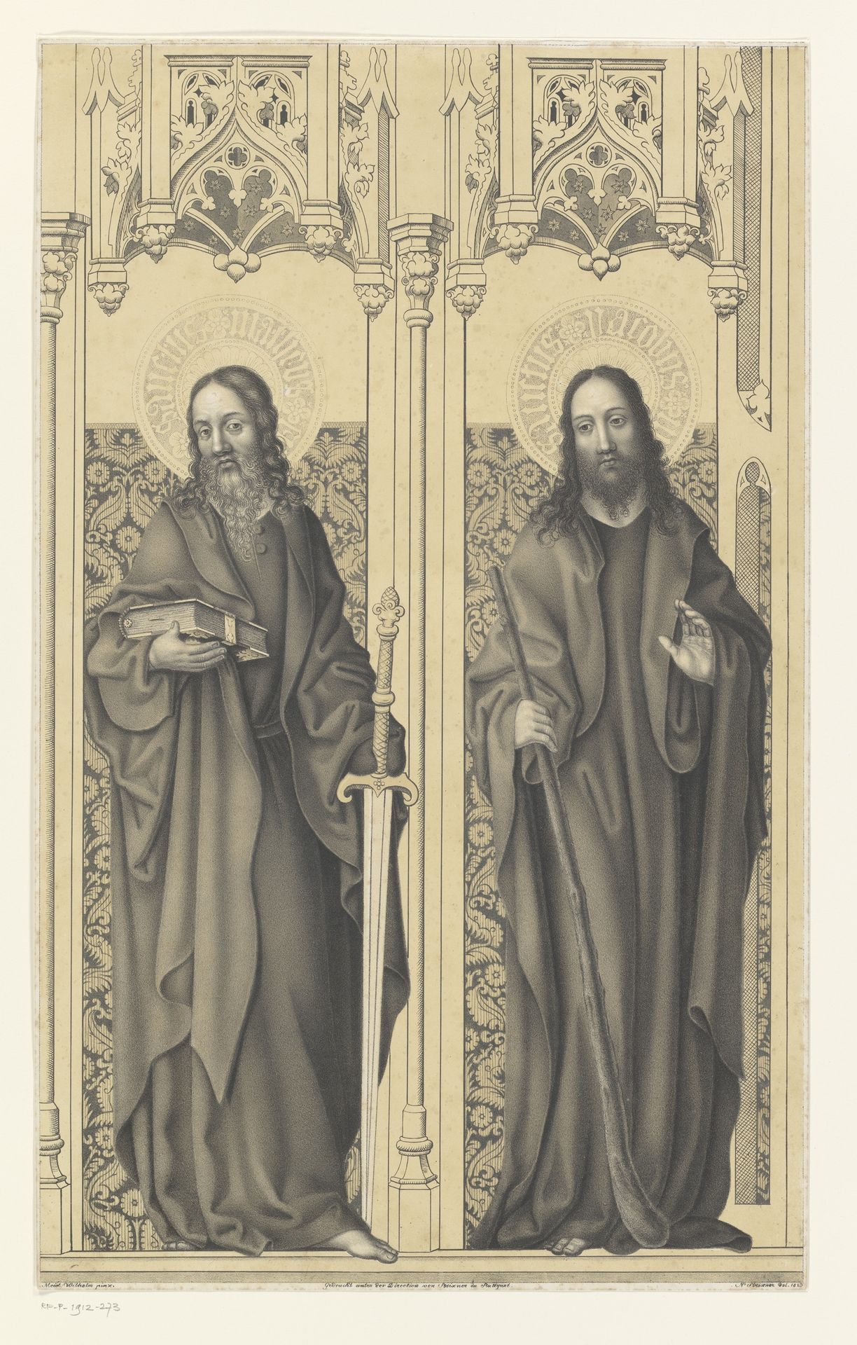 Heilige Mattheus en Jacobus by Johann Nepomuk Strixner