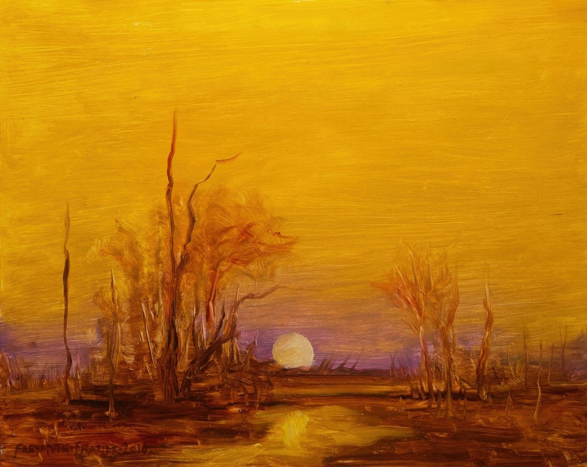 Untitled Landscape Study by Rose Freymuth-Frazier