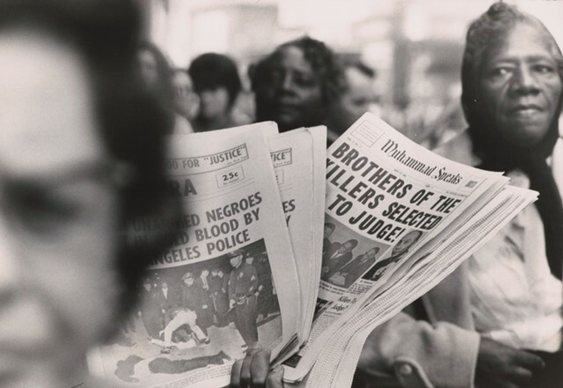 Muslim Rally by Gordon Parks