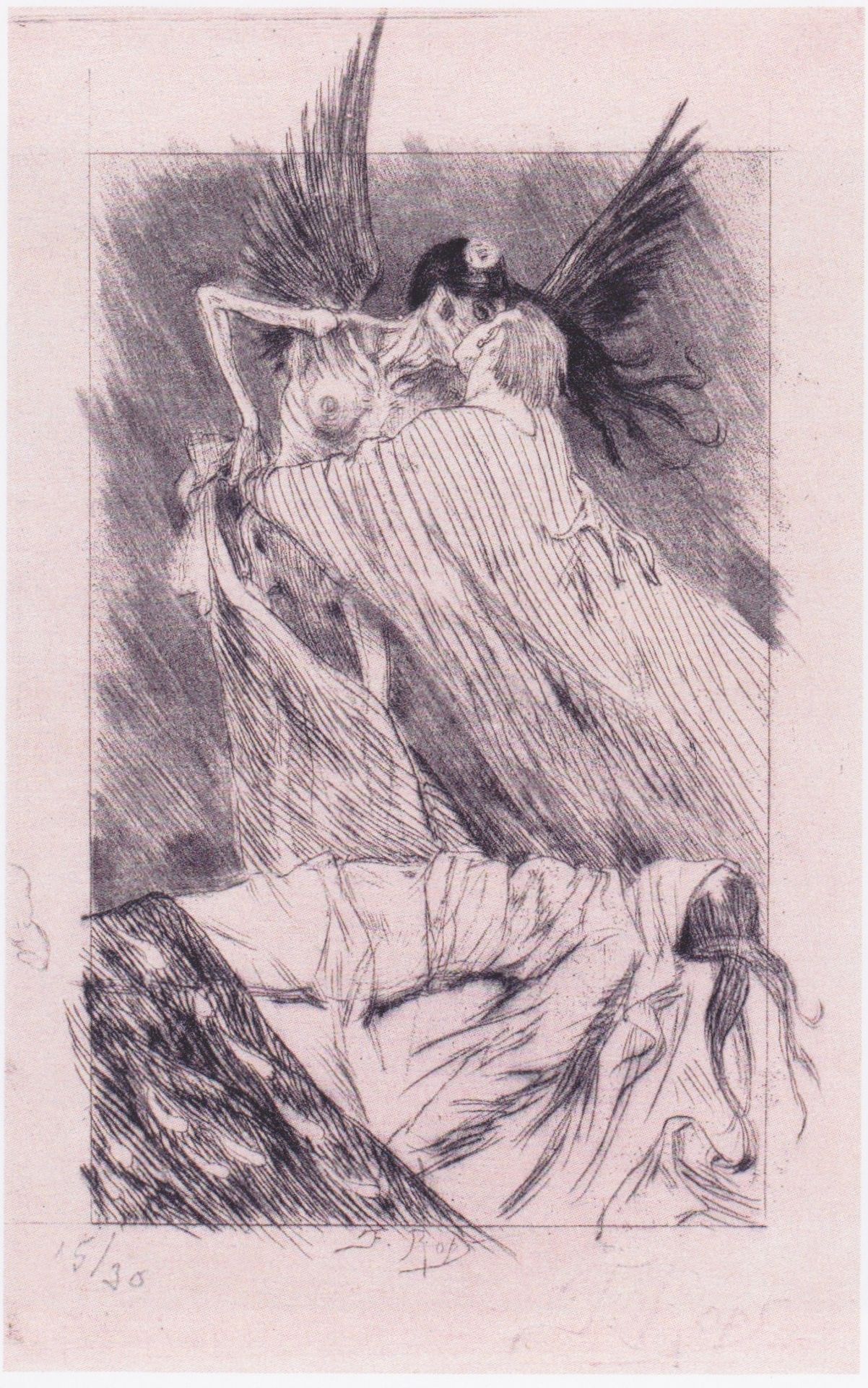 Kisses of Death by Felicien Rops