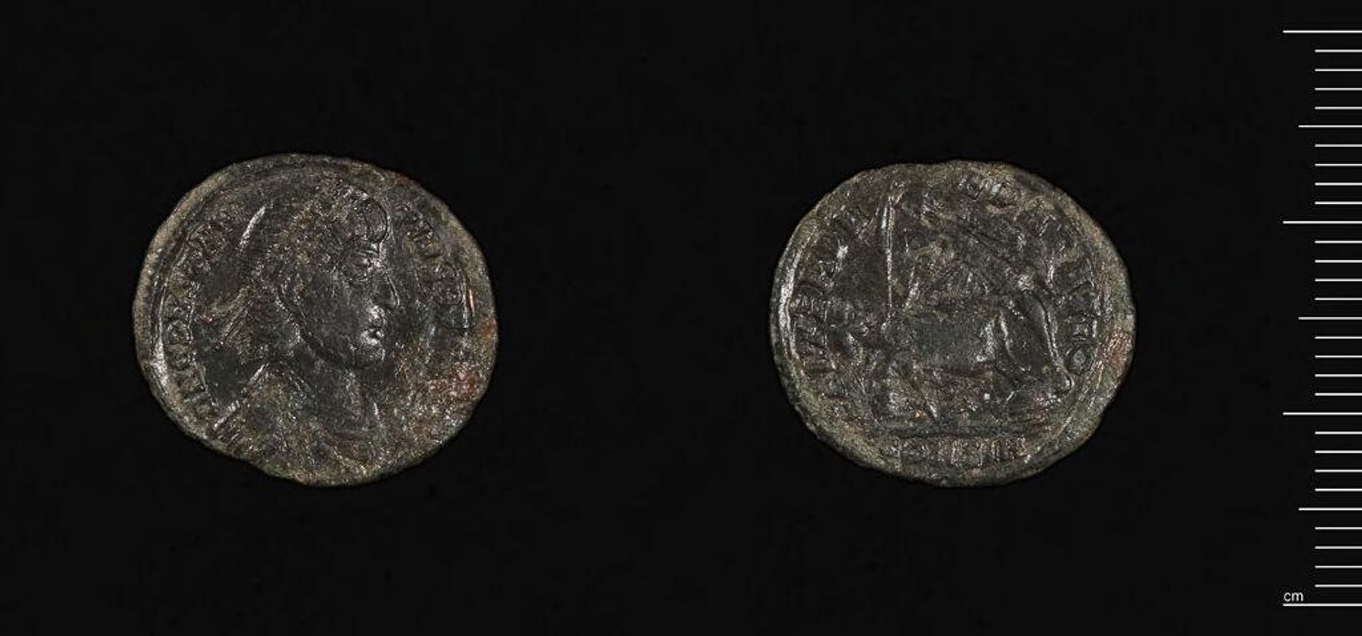 Coin of Constantius II, Constantinople by Constantius II