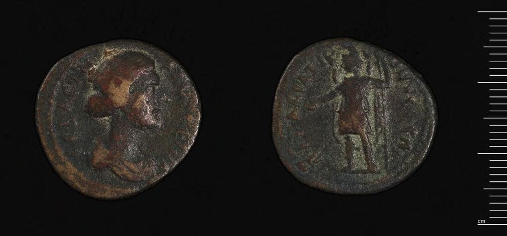 Coin of Nysa under Faustina II by Faustina II