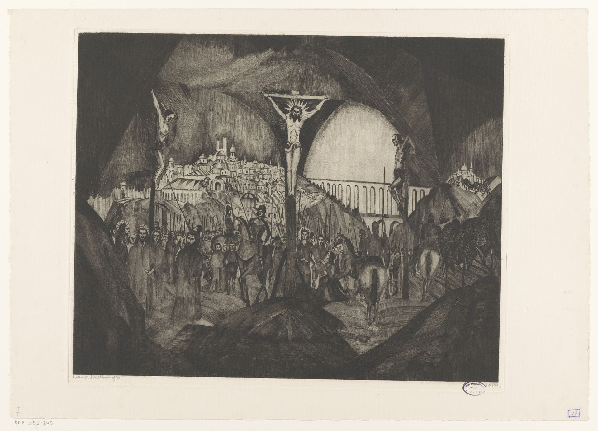 Golgotha I by Lodewijk Schelfhout