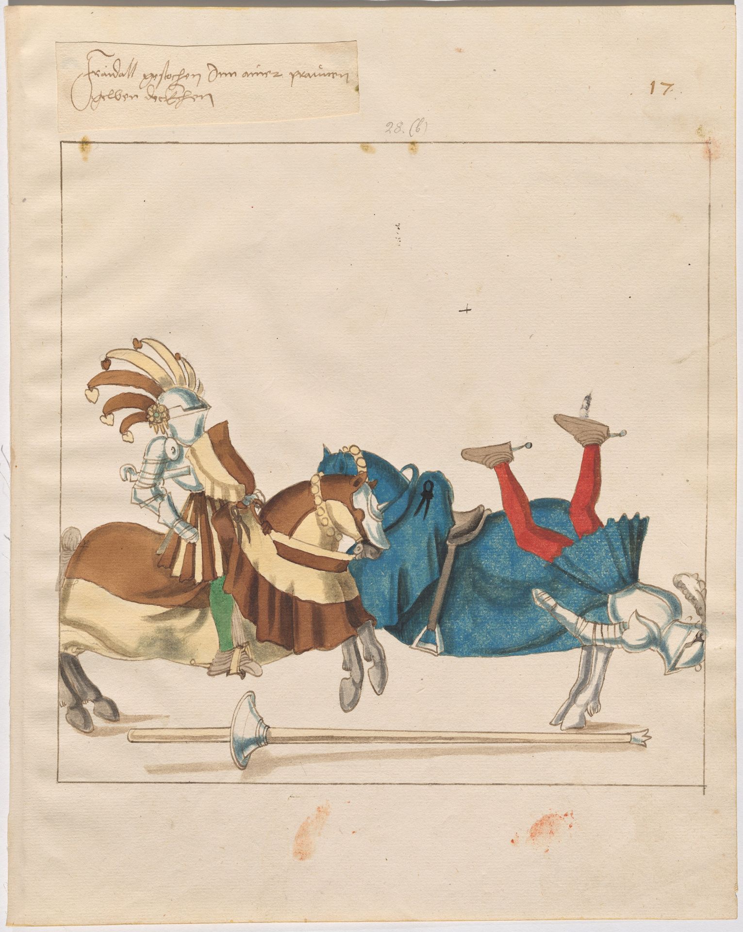 German Joust of Peace by Anonymous