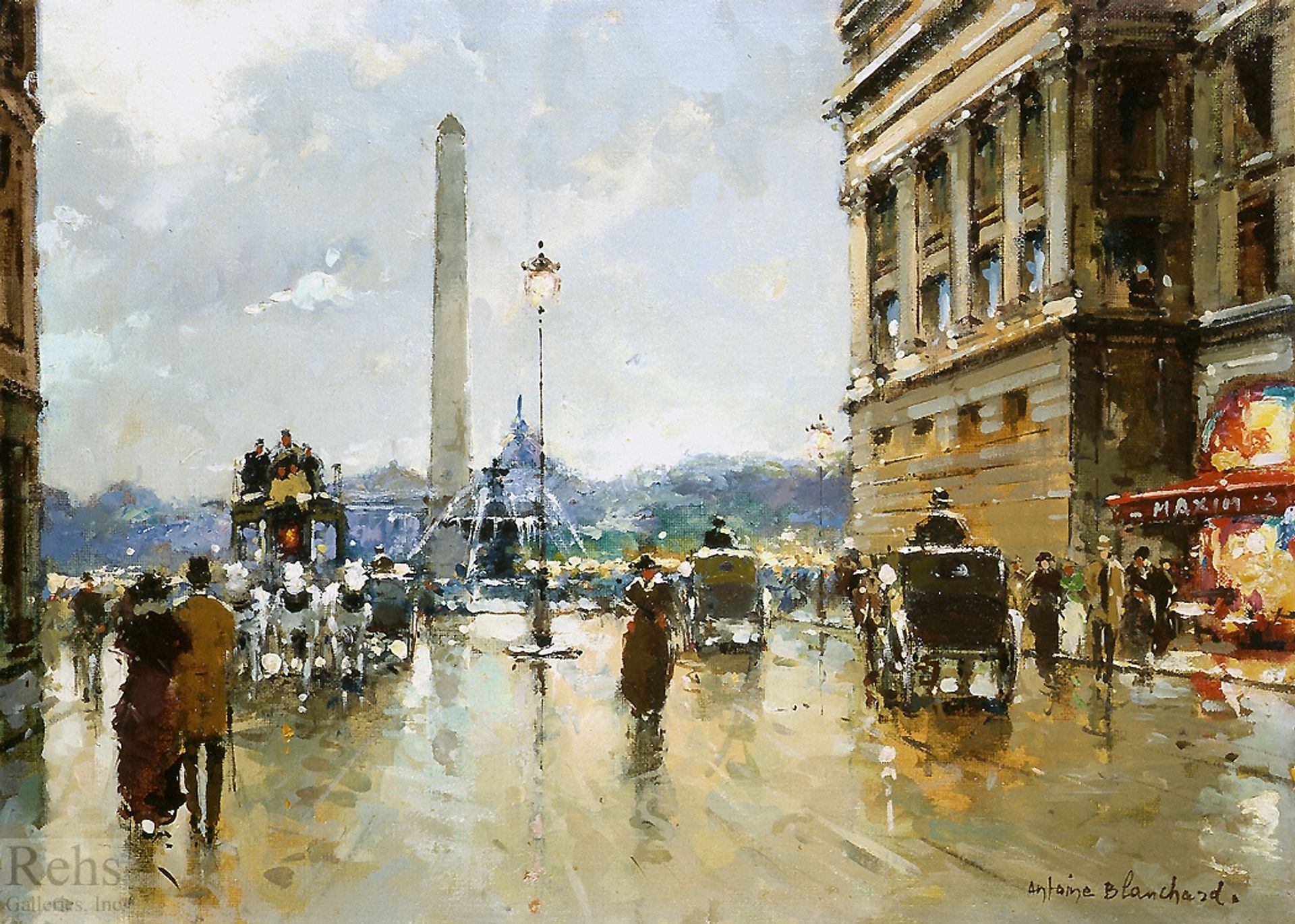 Place de la Concorde by Antoine Blanchard