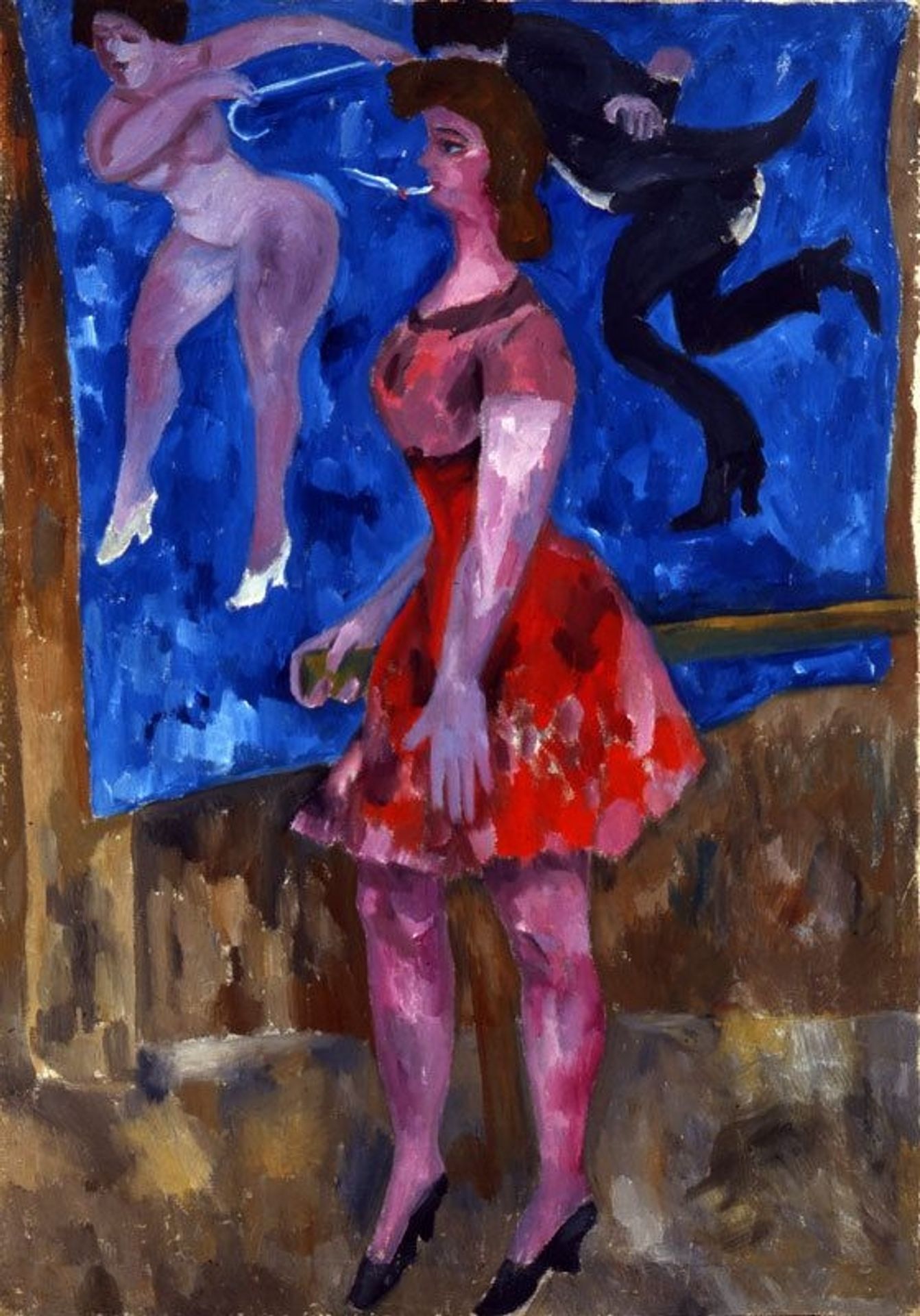 Danseuses Du Cirque by Mikhail Larionov