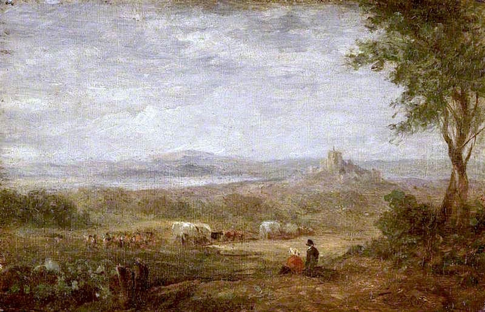 View near Lancaster by David Cox