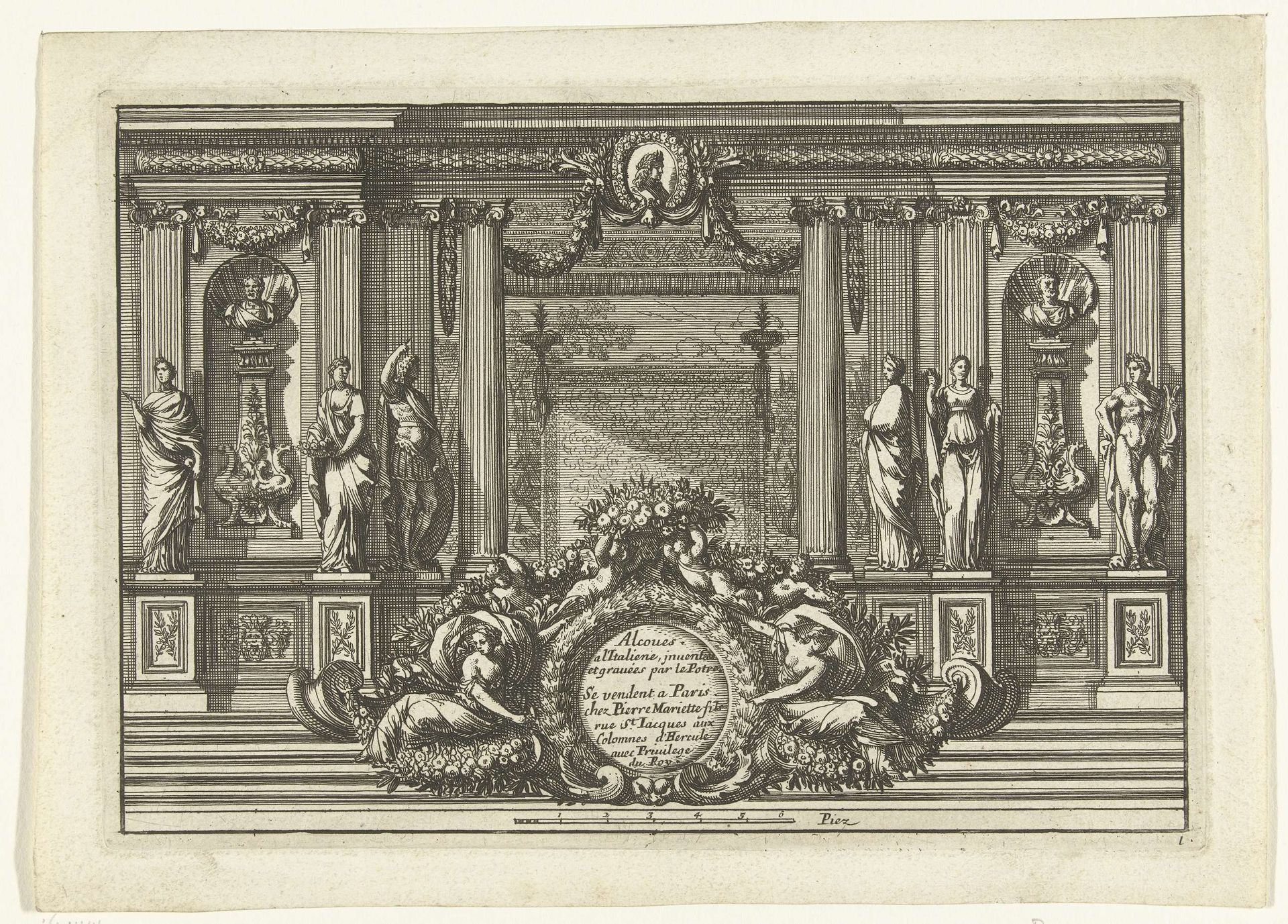 Titelblad: Alcoues a l'Italiene by Jean Lepautre
