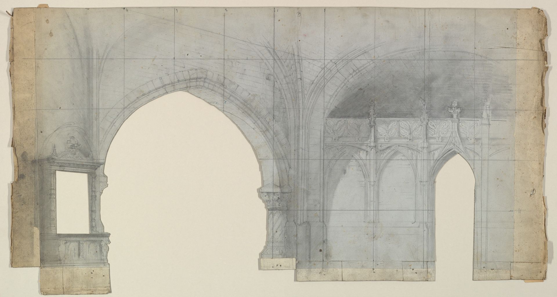 Design for a Stage Set by Eugène Cicéri