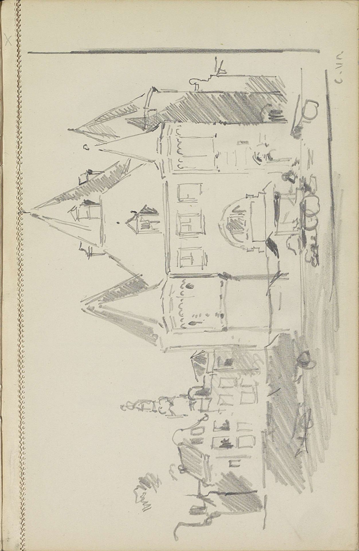 De Waag te Amsterdam by Cornelis Vreedenburgh