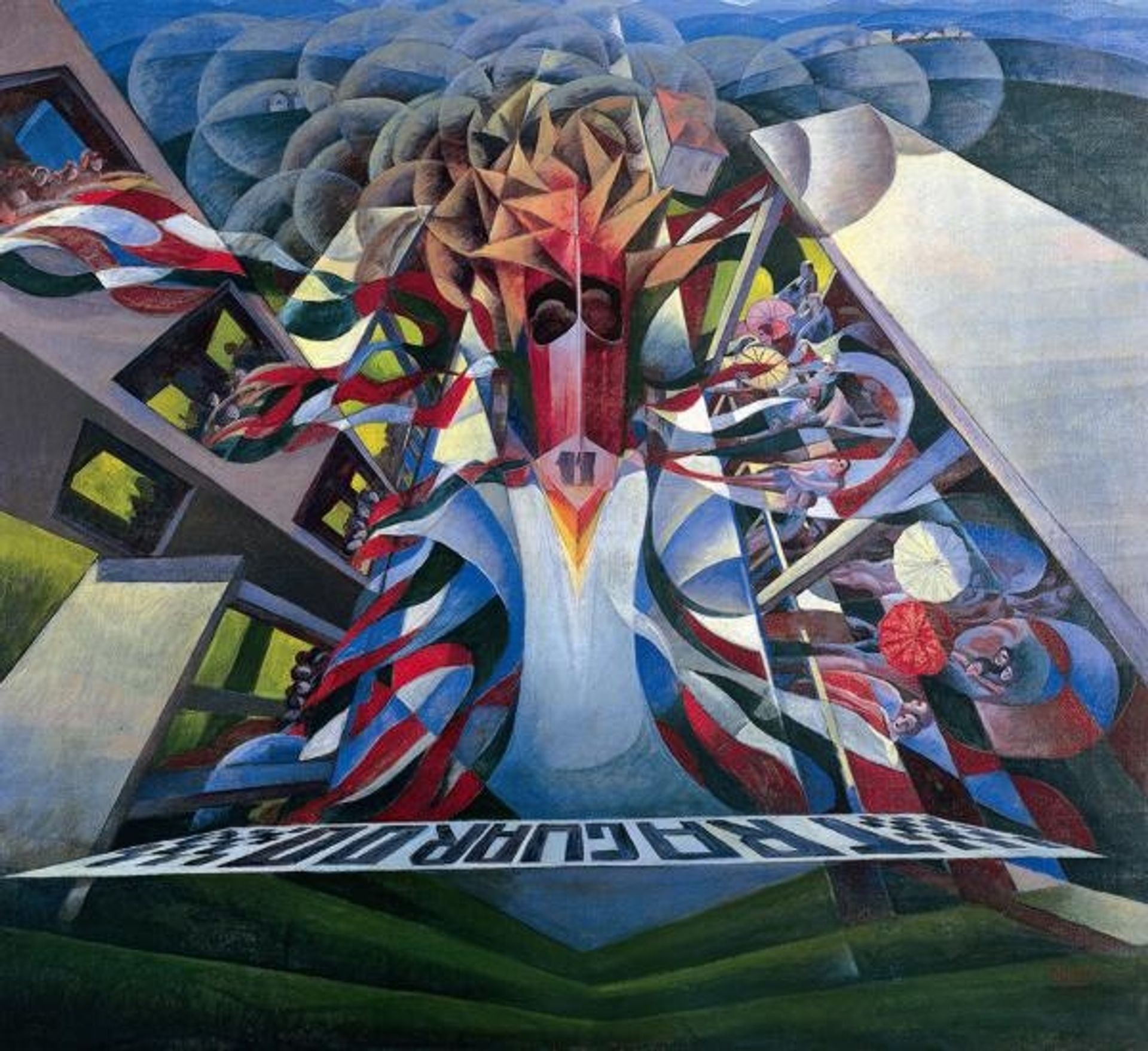 il Trittico della Velocità: L'Arrivo by Gerardo Dottori