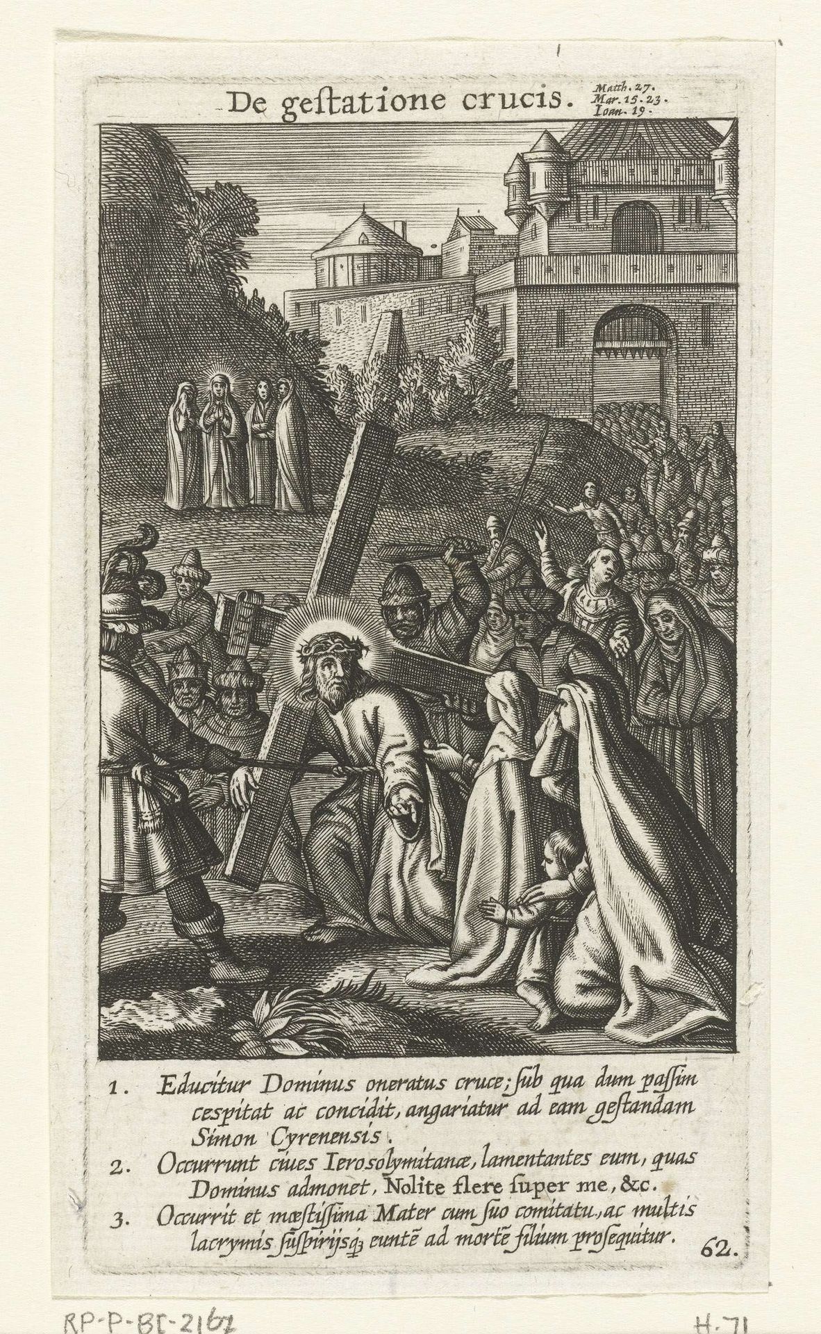 Kruisdraging by Boëtius Adamsz. Bolswert