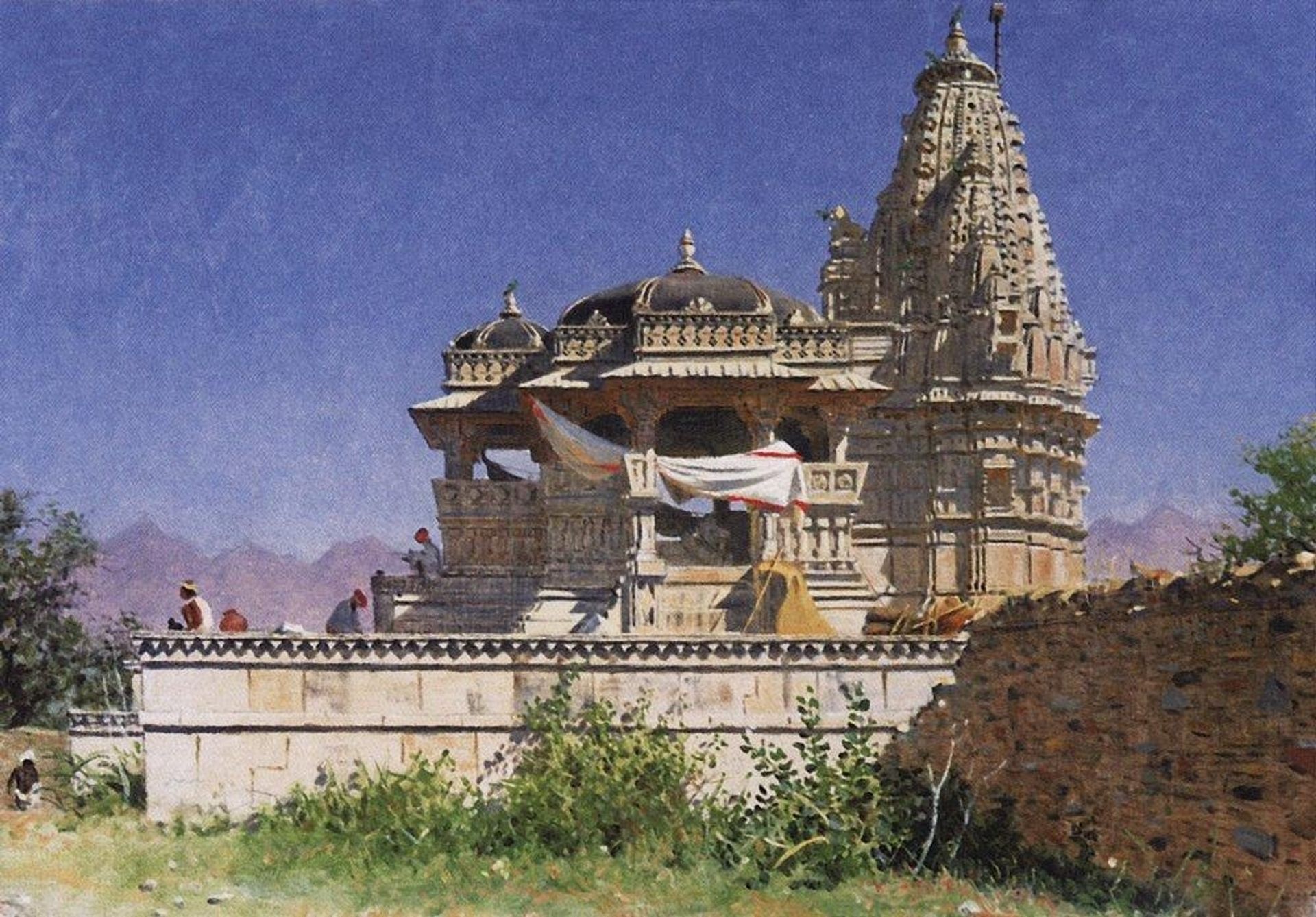 Brahmin Temple at Adelnur by Vasily Vereshchagin