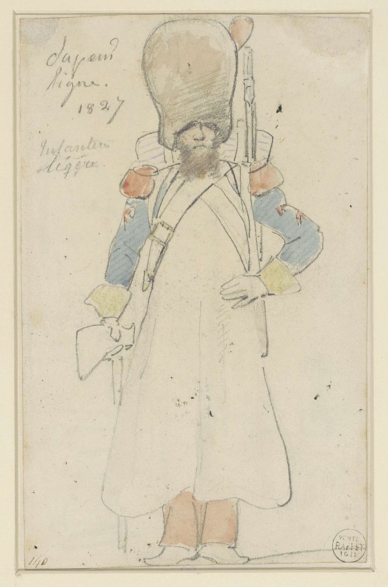 Uniformstudie by Auguste Raffet