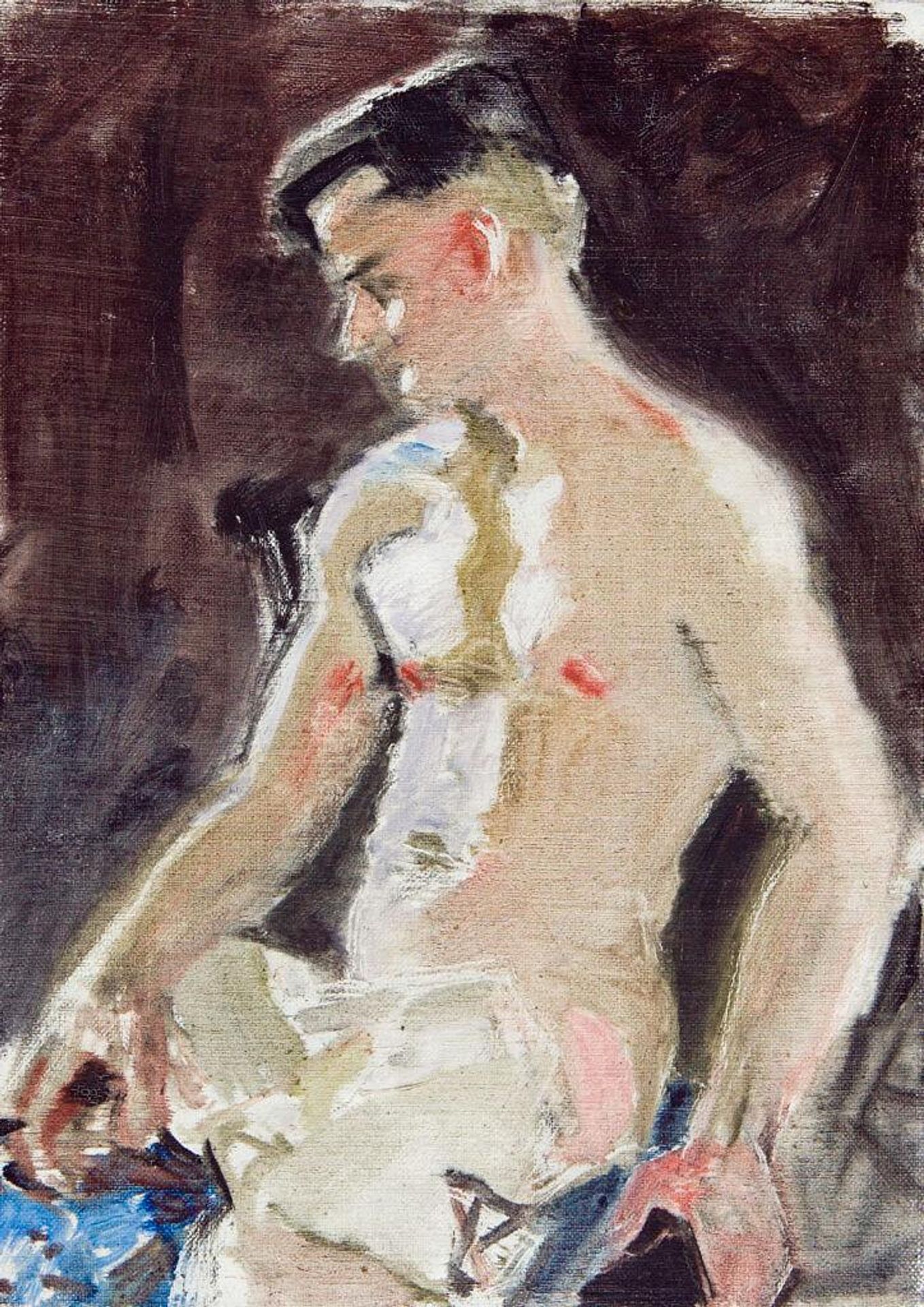 Portrait of a Seated Young Man by Denman Waldo Ross