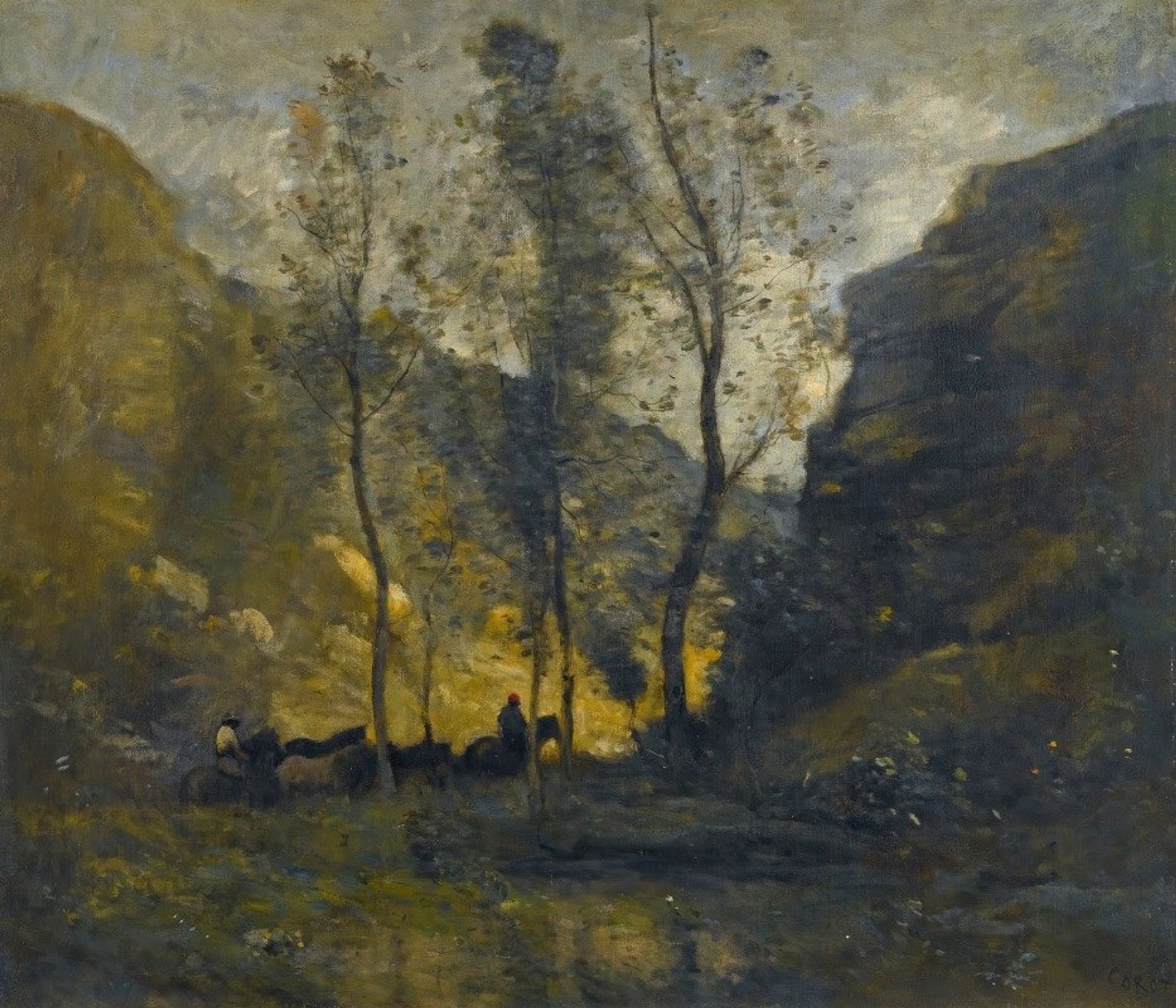 Les Contrebandiers by Camille Corot
