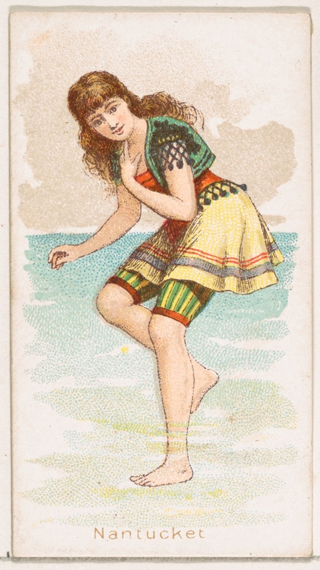 Nantucket, from the Fancy Bathers series (N187) issued by Wm. S. Kimball & Co. by William S. Kimball & Company
