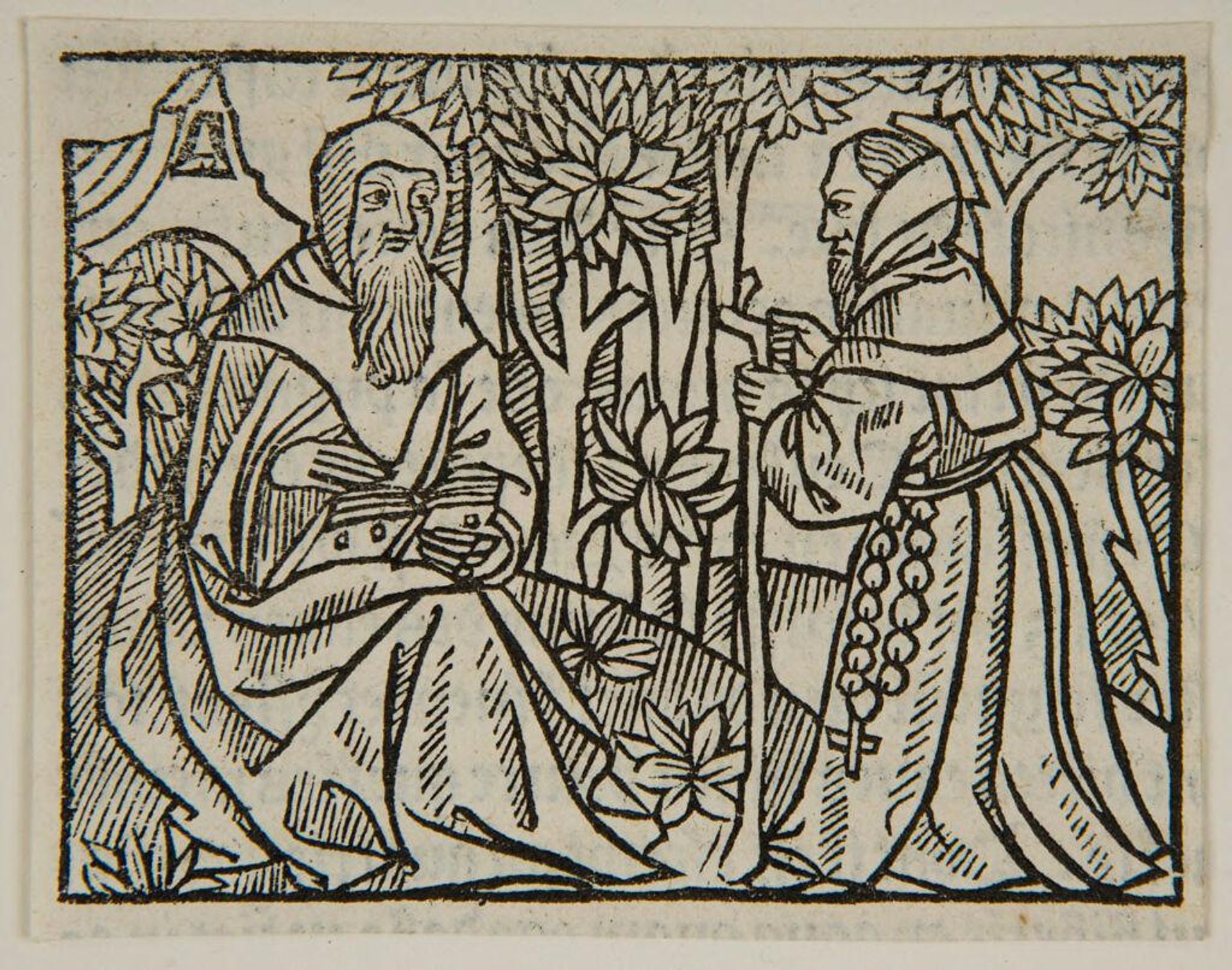 Saint Anthony Visiting Saint Paul the Hermit by Anonymous
