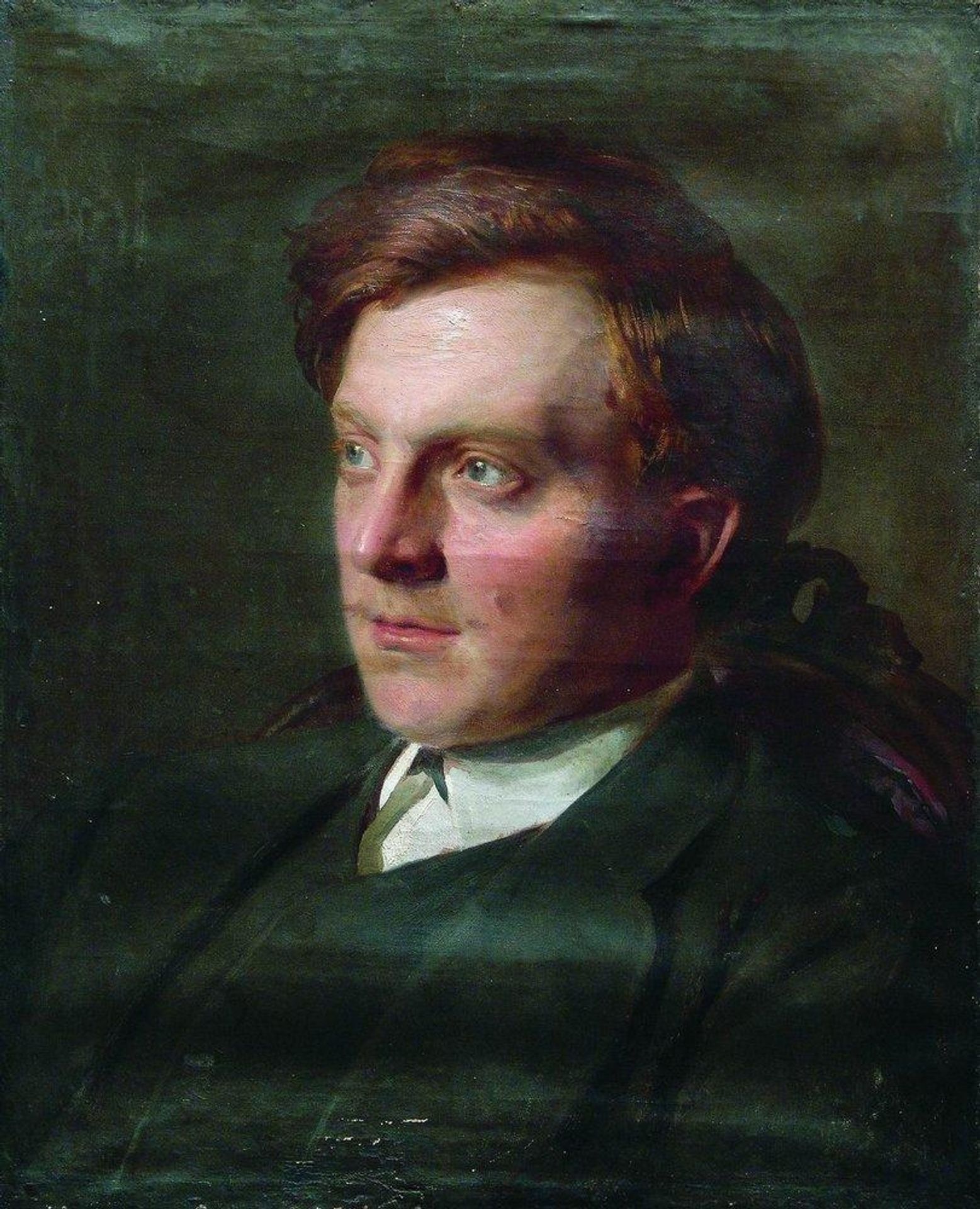 Portrait of Ivan Timofeevich Savenkov in his St. Petersburg university student by Ilya Repin