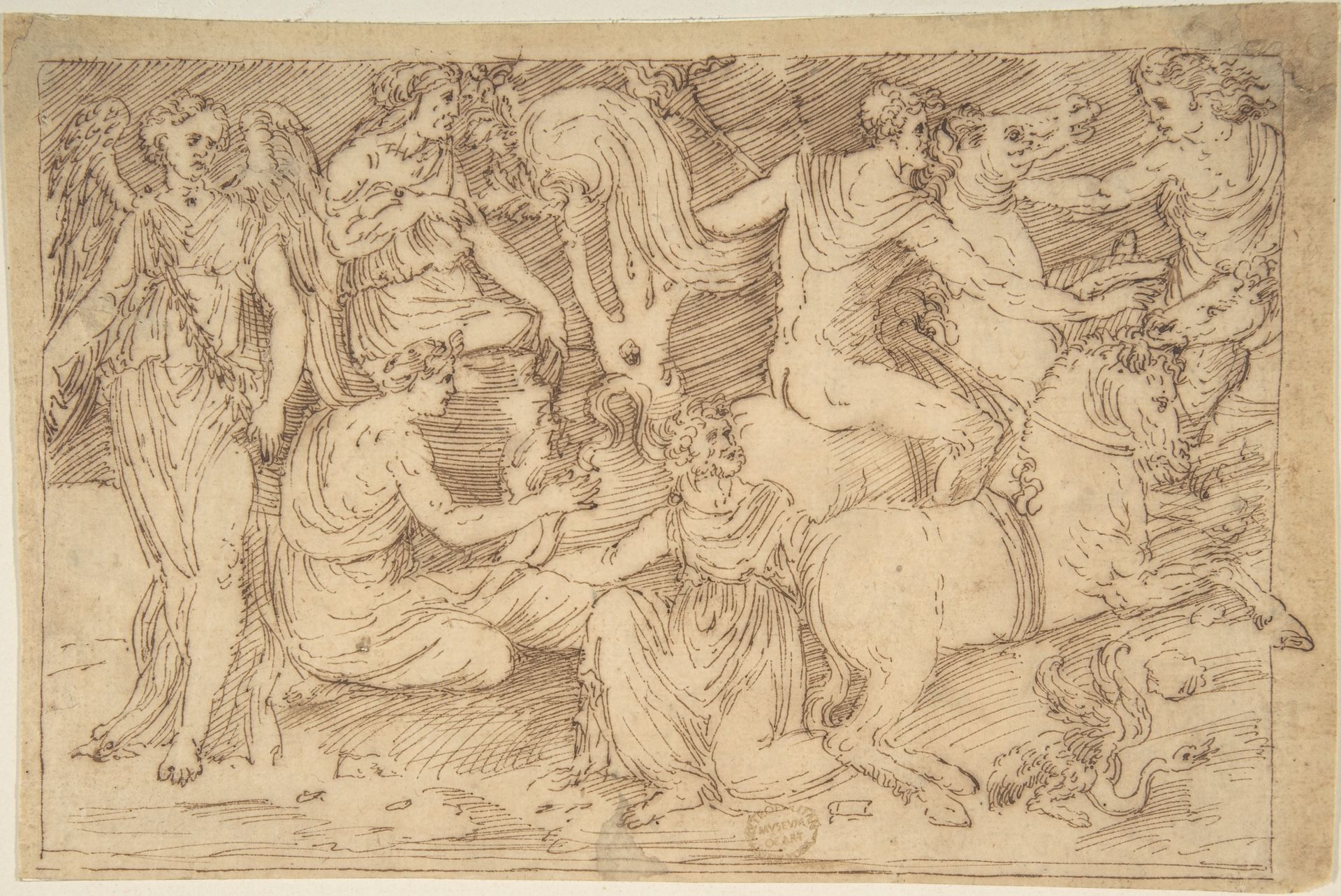 Drawing of Bas-Relief by Anonymous