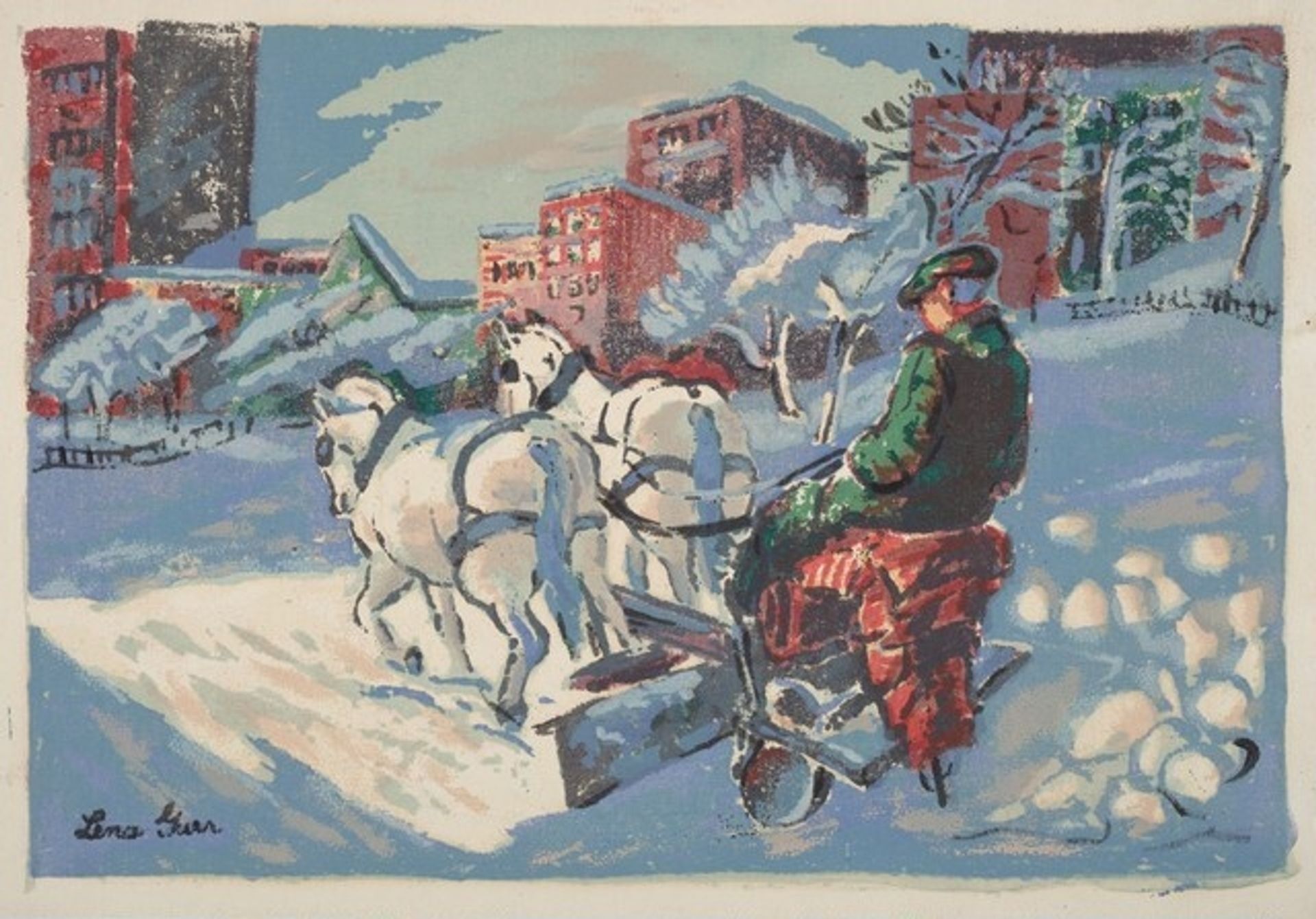 Untitled (Heavy Snowfall) by Lena Gurr