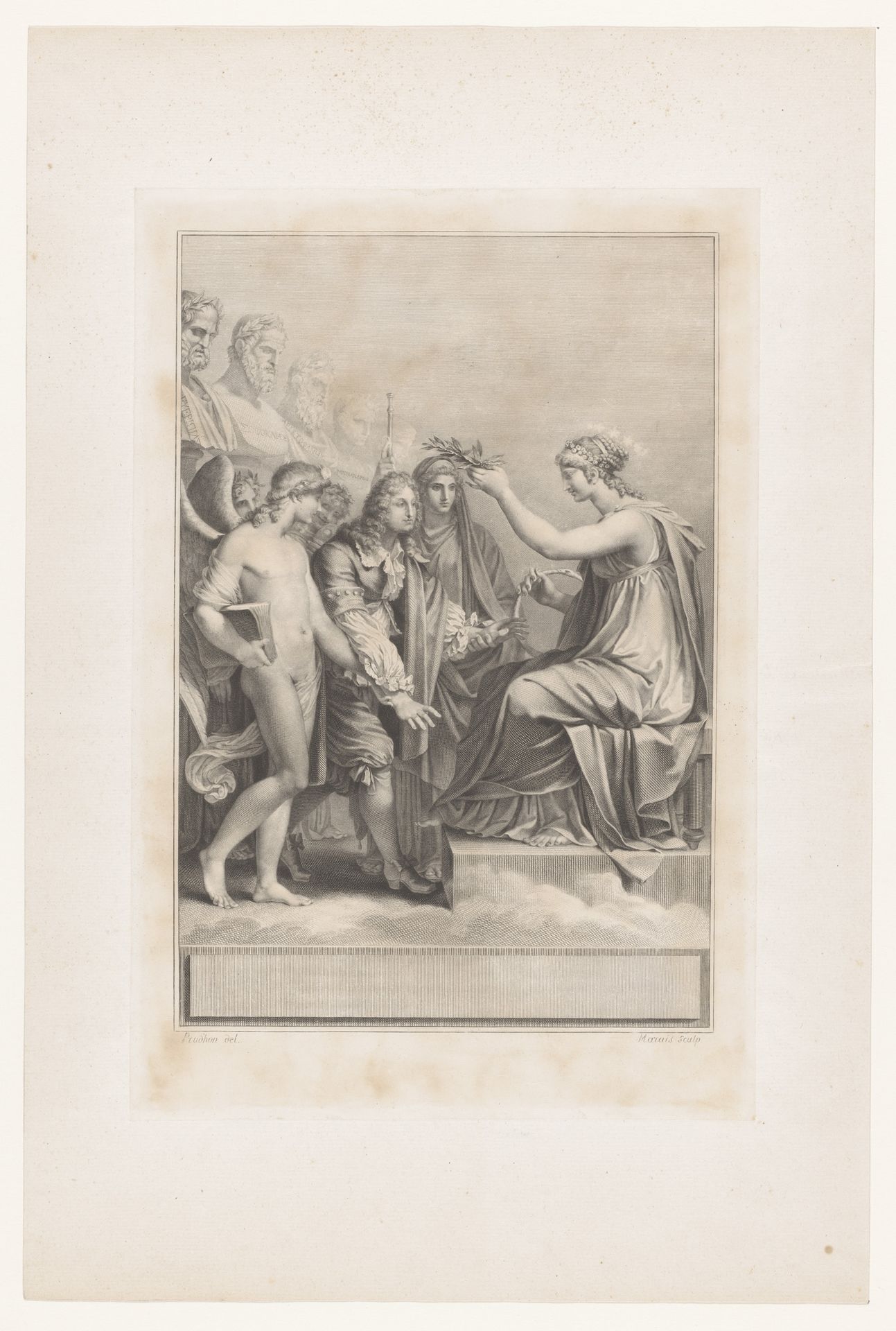 Apotheose van Jean Racine by Henri Marais