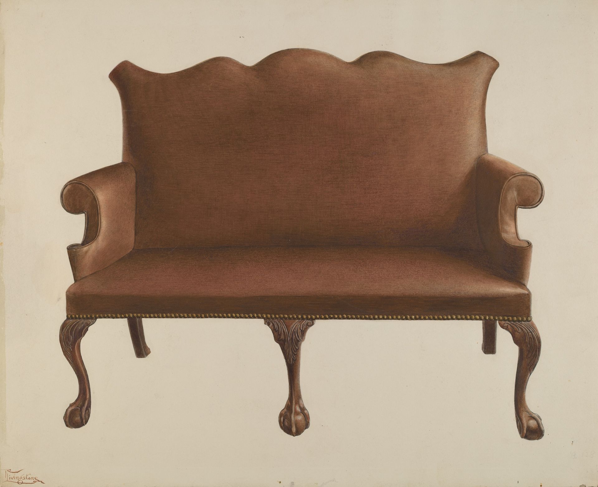 Settee by Rolland Livingstone