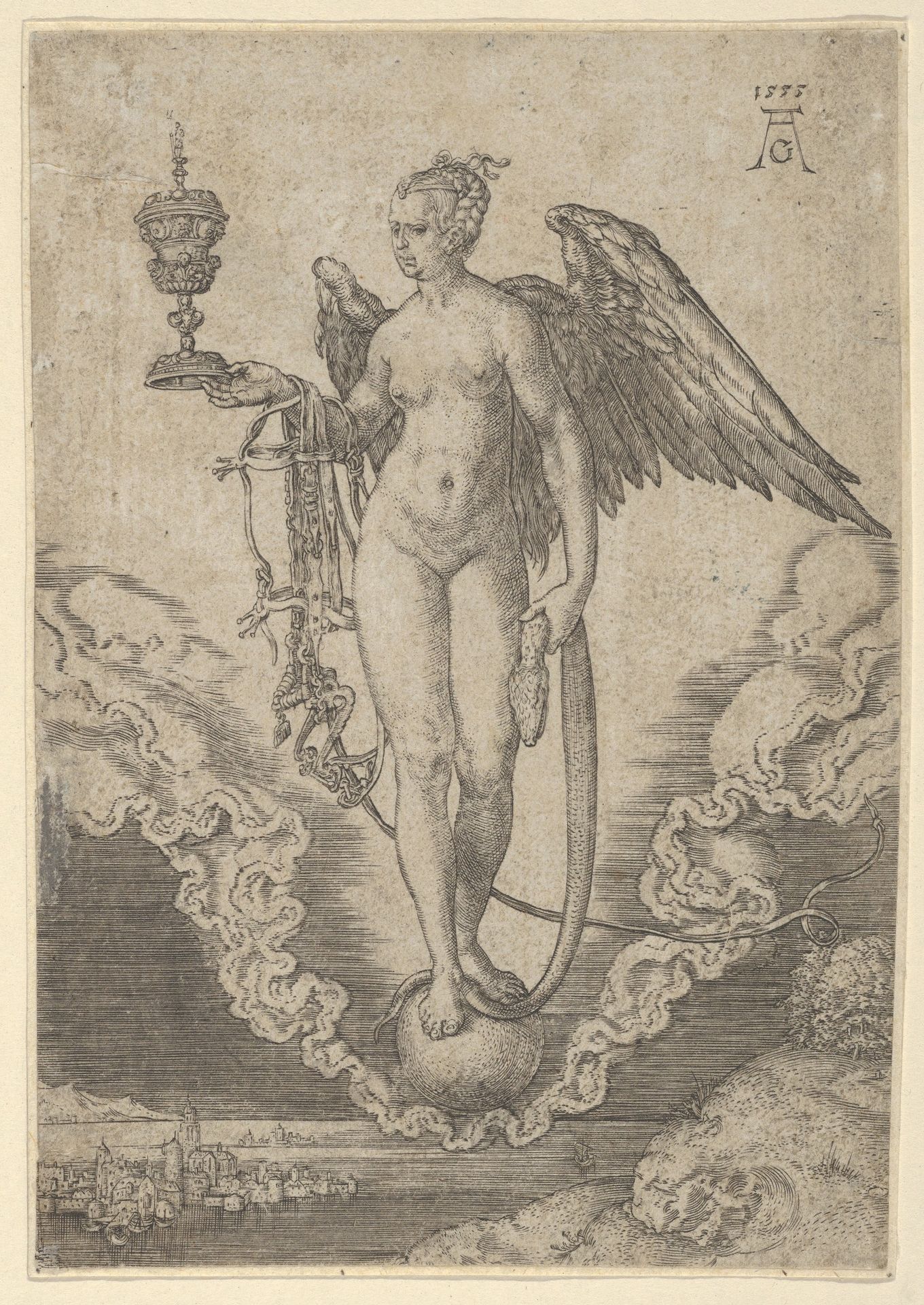 Fortune by Heinrich Aldegrever