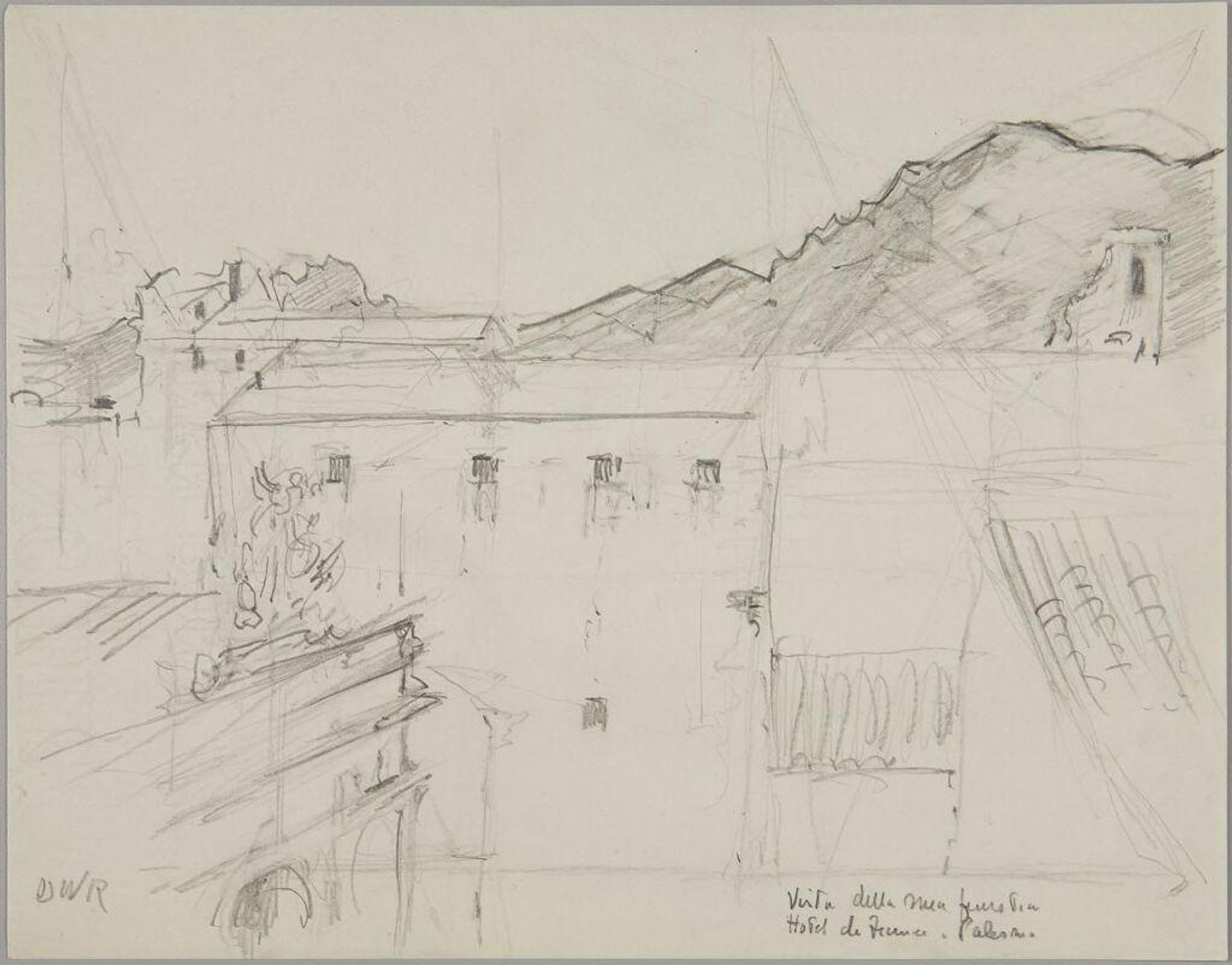 Hotel de France, Palermo, Italy by Denman Waldo Ross