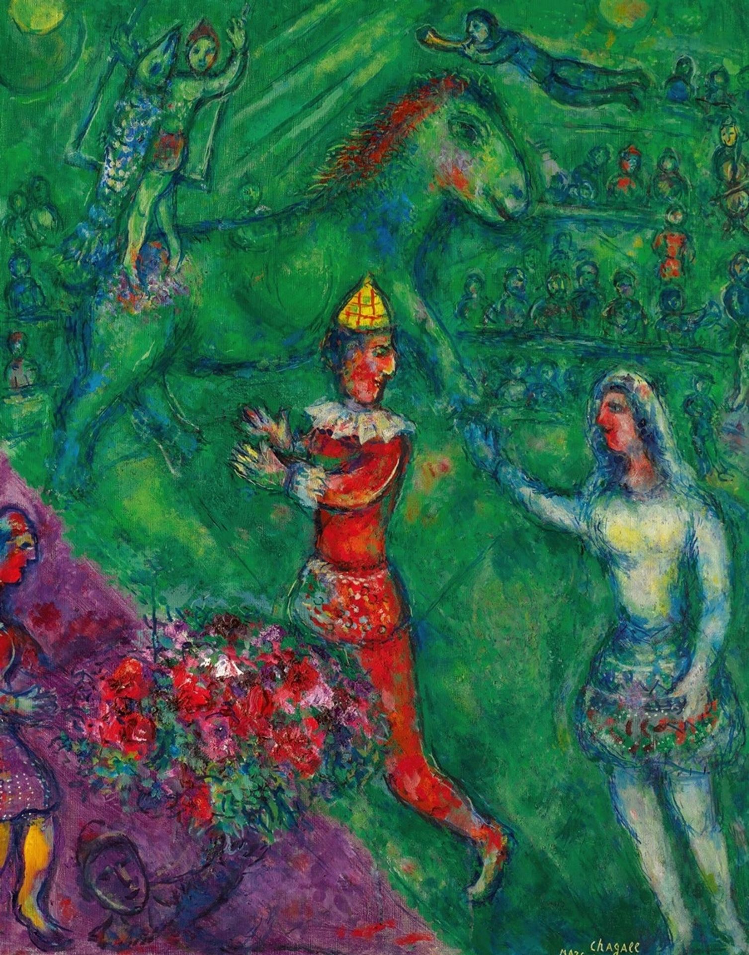 LE CIRQUE VERT by Marc Chagall
