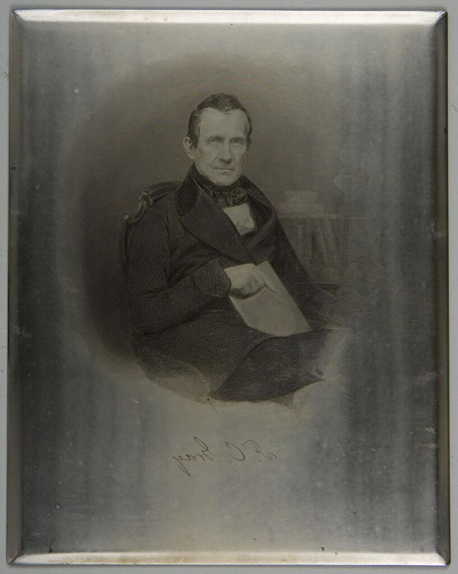 Printing Plate: Francis Calley Gray by Lazarus Gottlieb Sichling