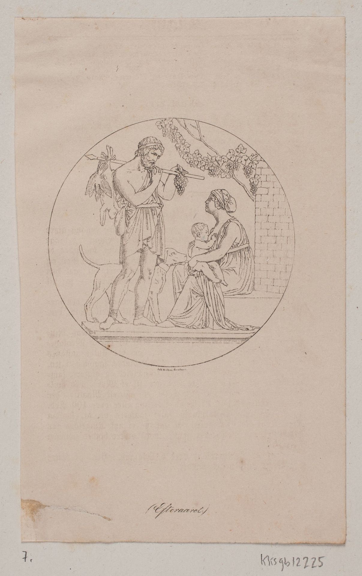 De fire årstider. Efterår by J.V. Gertner