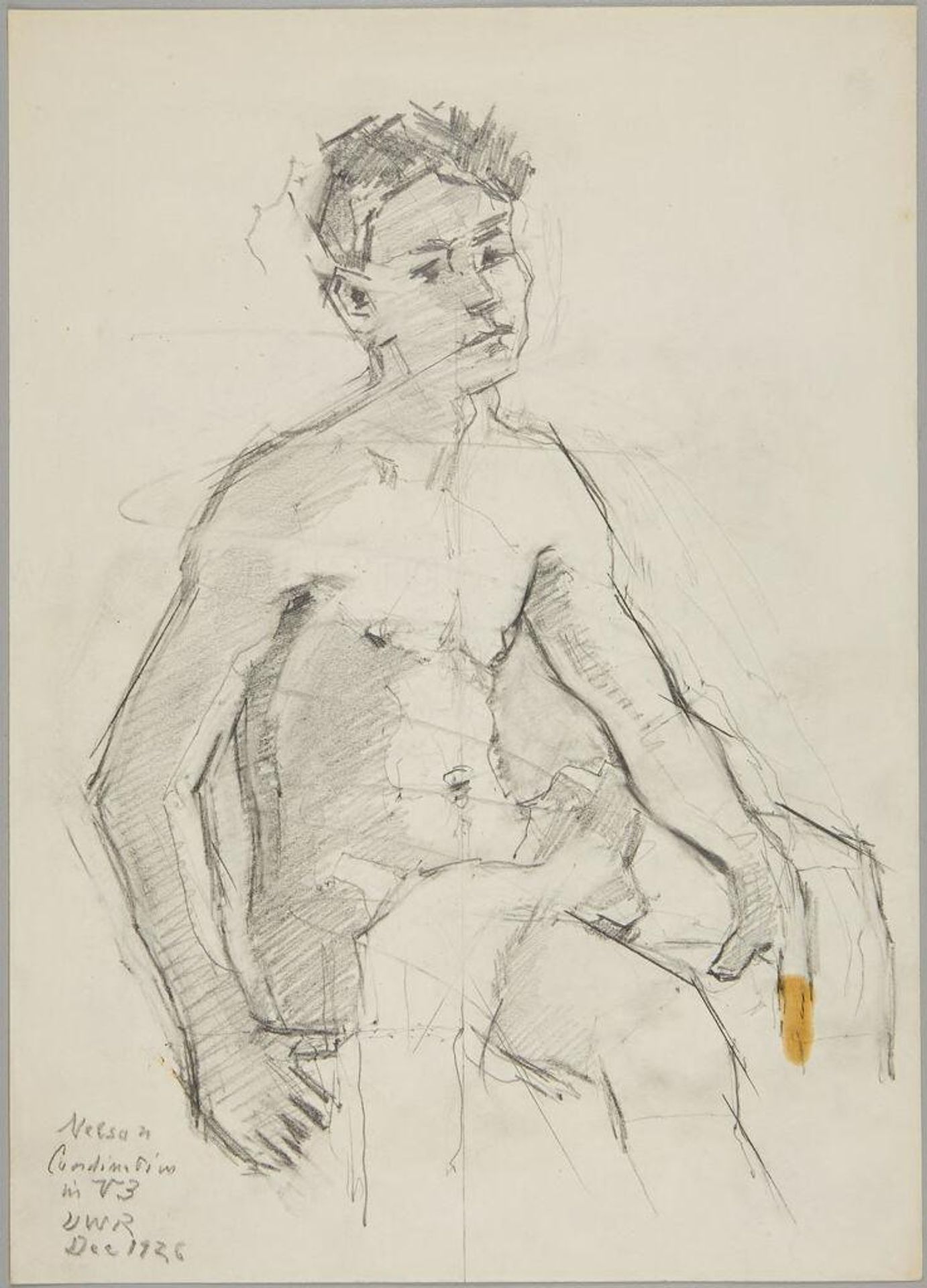 Seated Sketch of Nelson by Denman Waldo Ross